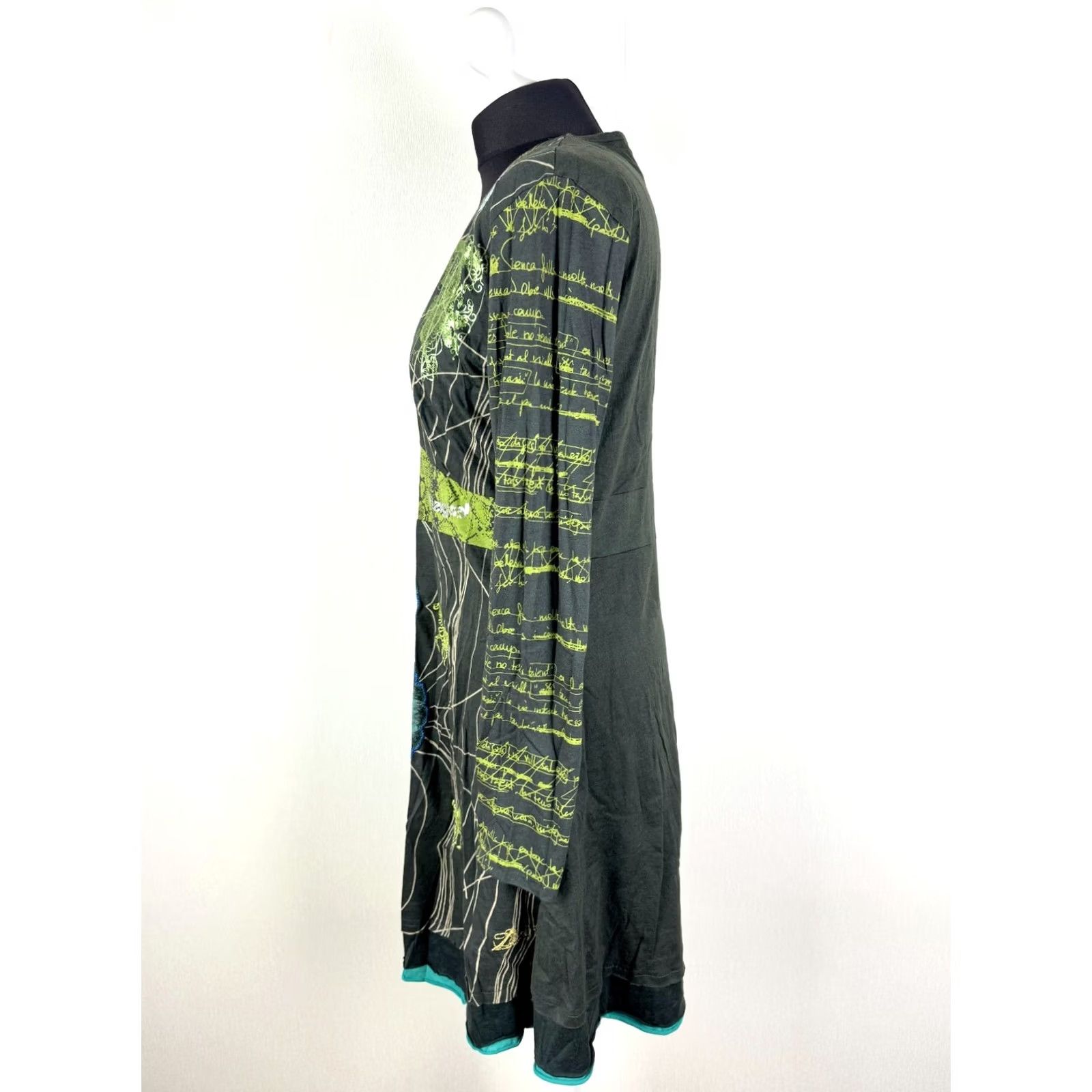 Desigual Desigual womens green Dress Size XL Size XL / US 12-14 / IT 48-50 - 2 Thumbnail