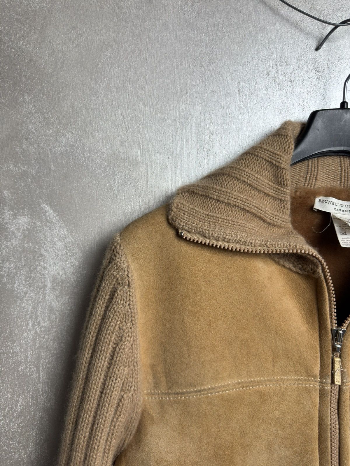 Brunello Cucinelli Brunello Cucinelli Suede Leather Jacket Size M / US 6-8 / IT 42-44 - 7 Thumbnail