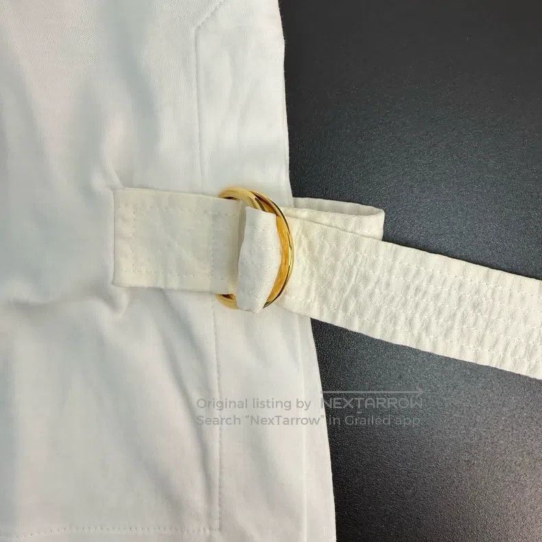 Other Louis Vuitton White metal logo belt short sleeve Size US S / EU 44-46 / 1 - 7 Thumbnail