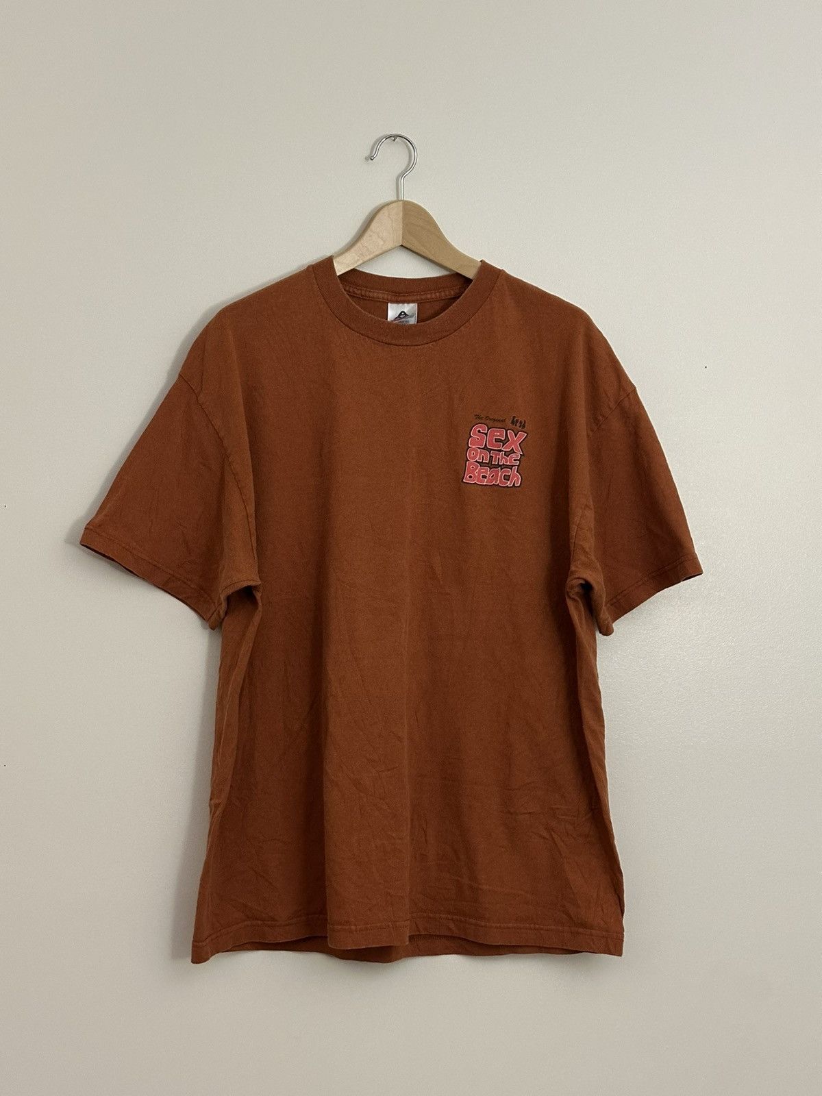Vintage Vintage 90s Sex On The Beach Graphic Cocktail Heavy T-shirt Size US XL / EU 56 / 4 - 3 Thumbnail