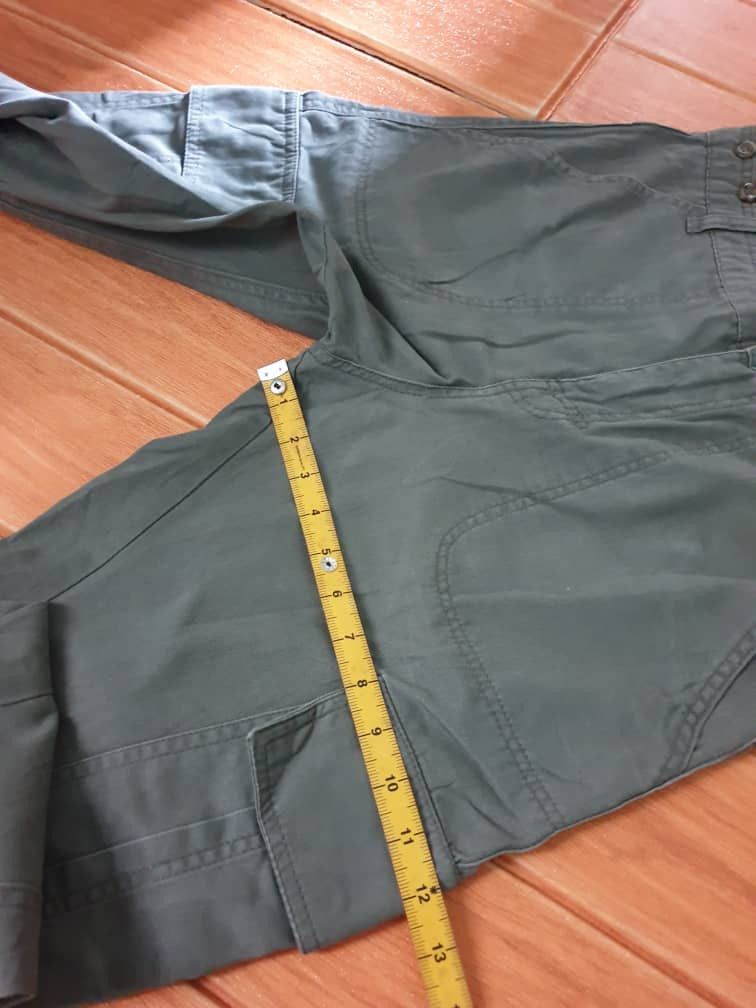 Japanese Brand 💥Riche Glamour green military pant Size US 31 - 3 Thumbnail