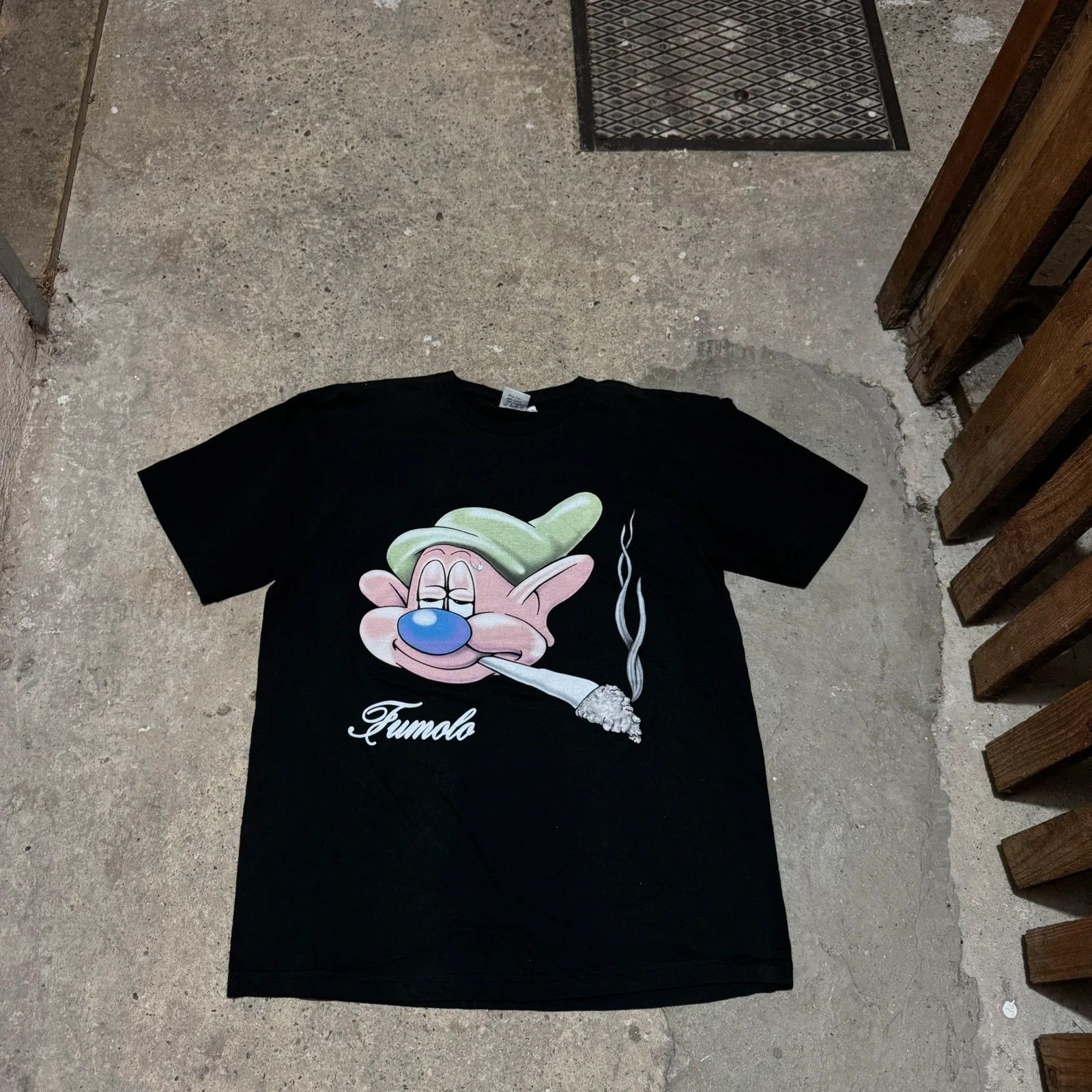 Vintage Vintage Fumolo high joint blant fun t-shirt Size US M / EU 48-50 / 2 - 1 Thumbnail