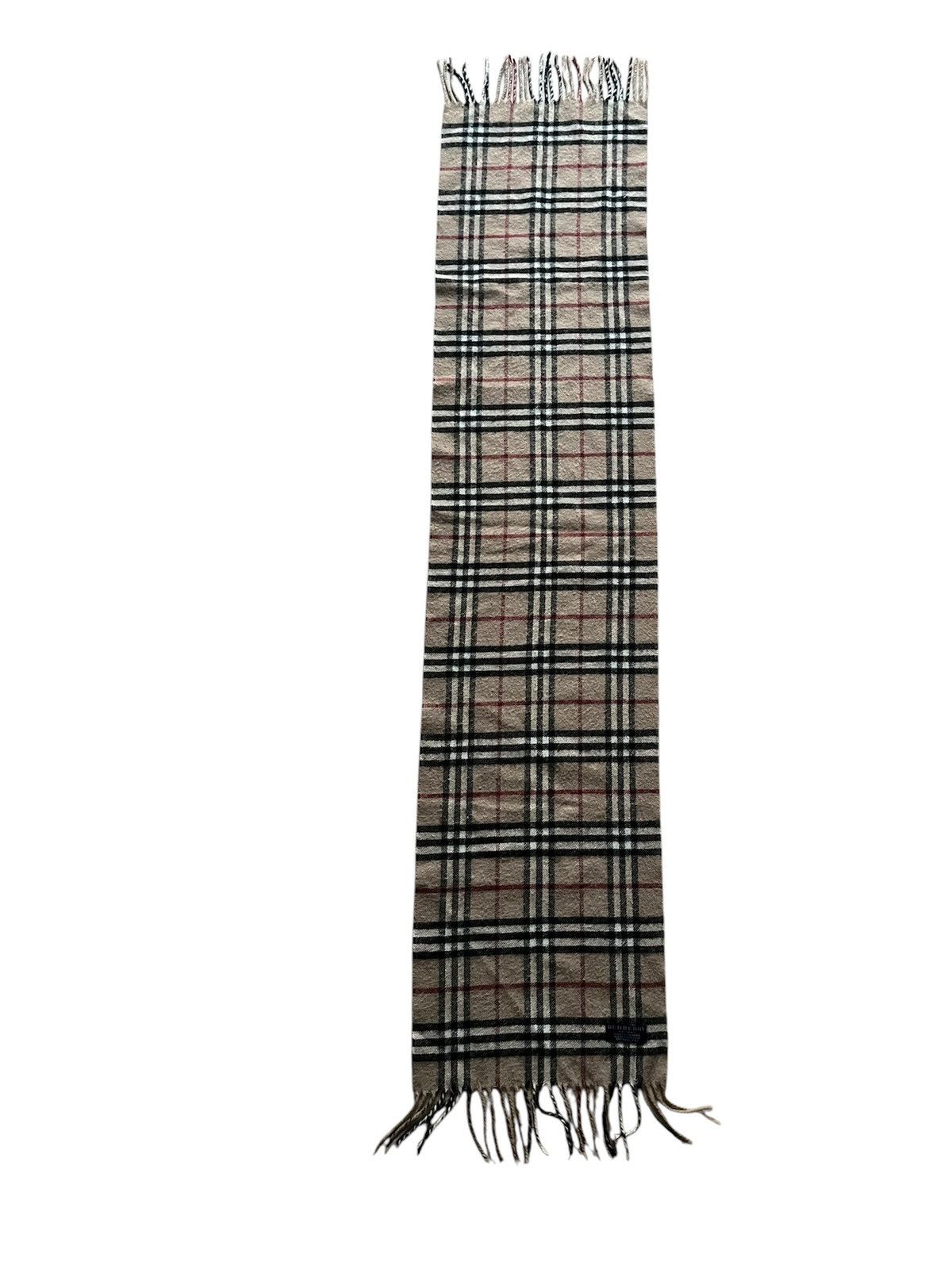 Burberry × Vintage Burberry cashmere scarf luxury vintage streetwear Size 40 - 3 Thumbnail