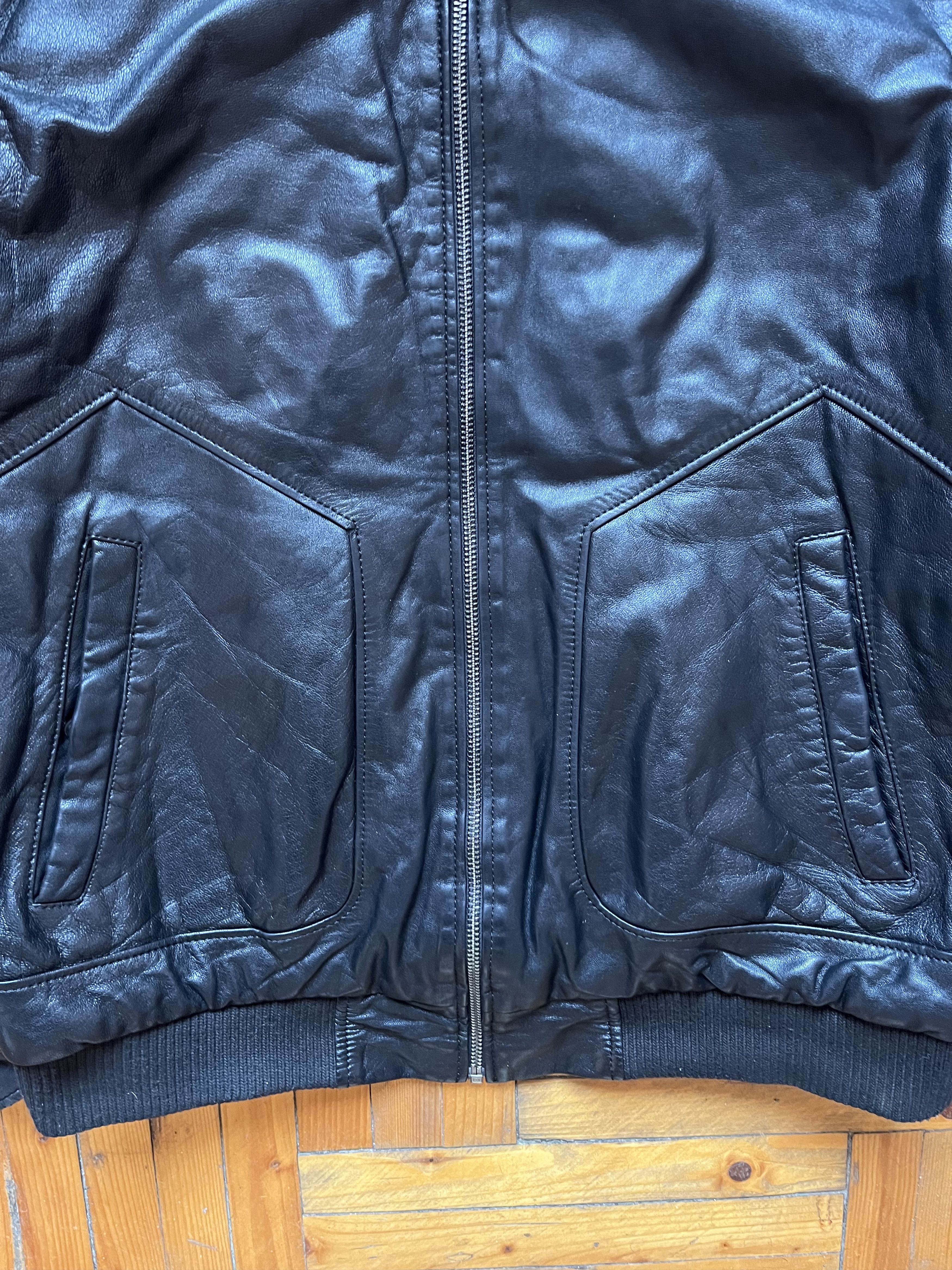 Versace Vintage Gianni Varsace Collection Metal Logo Leather Jacket Size US M / EU 48-50 / 2 - 10 Thumbnail