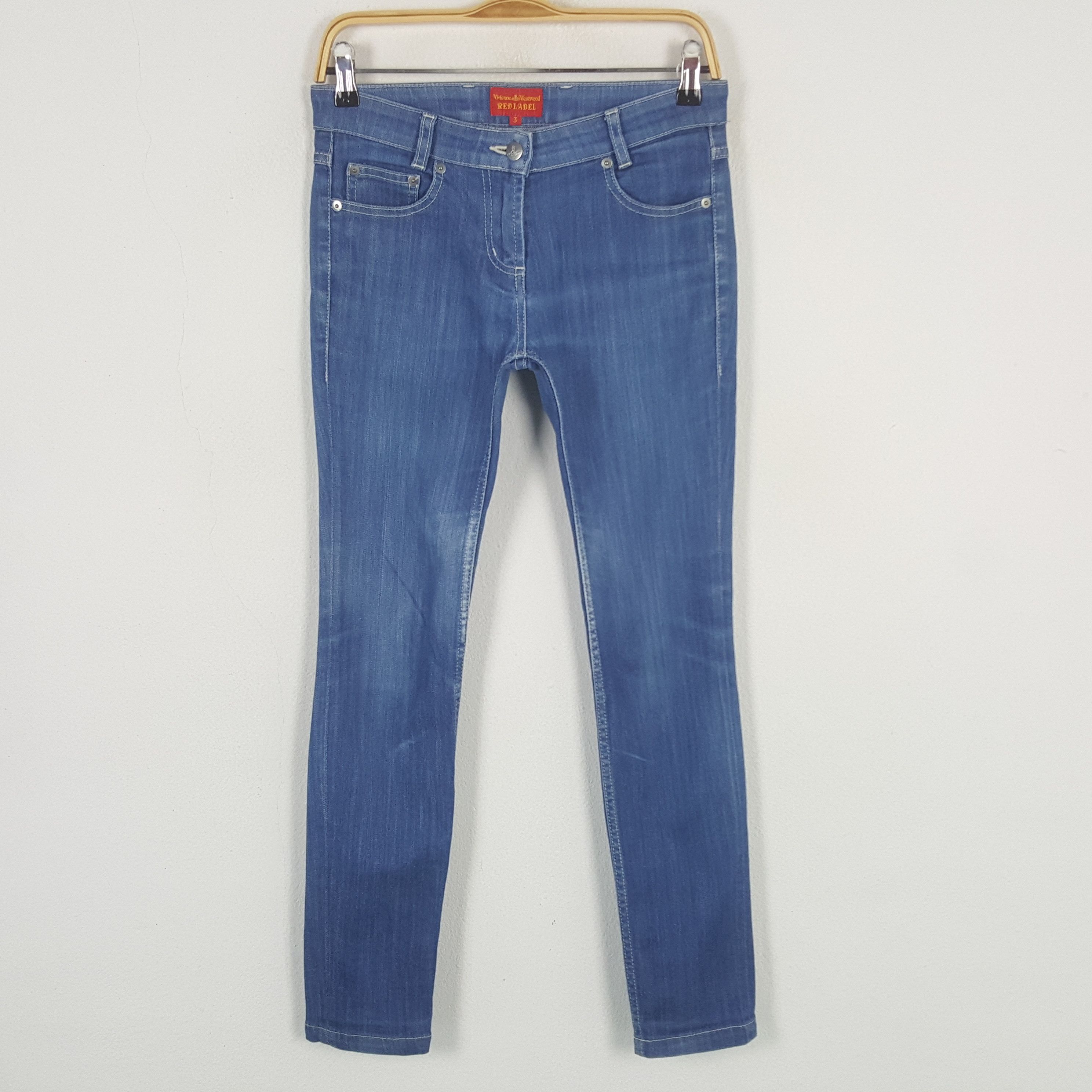 Vintage × Vivienne Westwood Vintage Vivienne Westwood Red Logo Label Slim Fit Jeans Size 29" - 1 Thumbnail