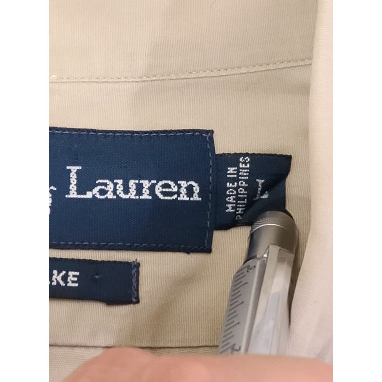 Polo Ralph Lauren Polo Ralph Lauren Shirt Men Beige L Long Sleeve Button-Down Knit Cotton Embroidered Logo Classic Casual Business Size US L / EU 52-54 / 3 - 6 Thumbnail
