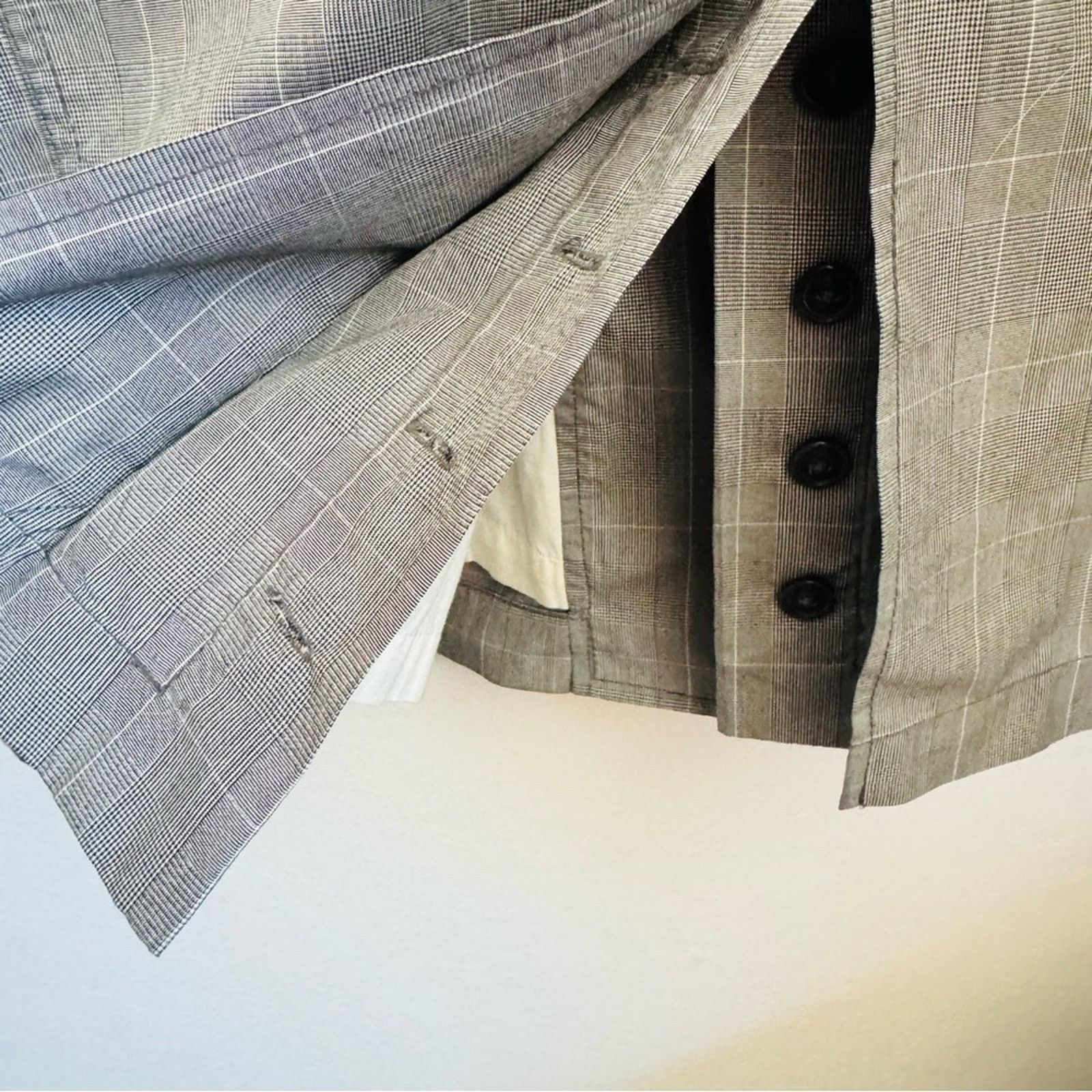 Five Four FIVE FOUR Grey Gray White Print Button Utility Jacket Coat S Size US S / EU 44-46 / 1 - 7 Thumbnail