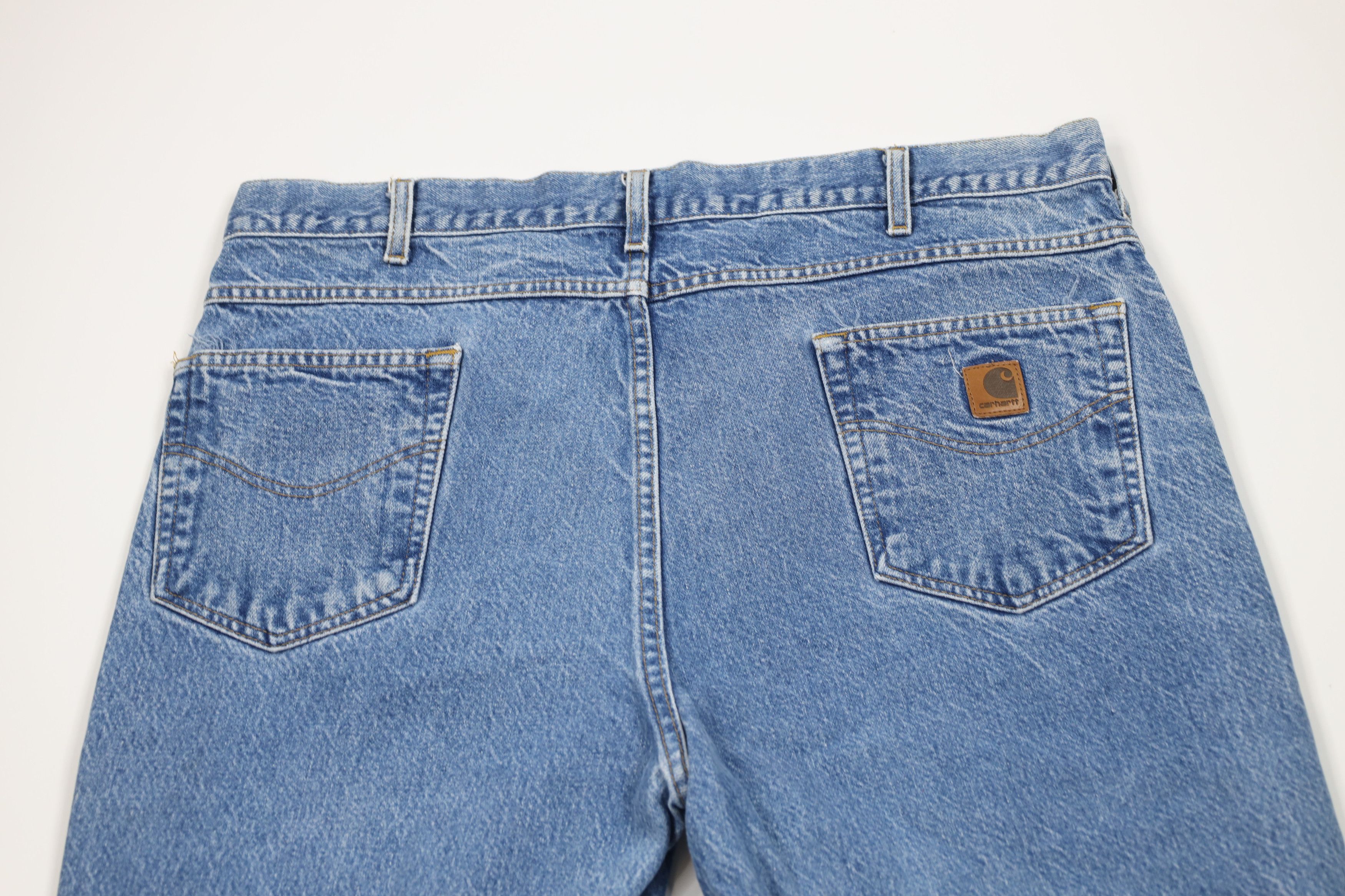 Carhartt Vintage Y2K 2003 Carhartt Straight Leg Denim Jeans Blue Size US 42 / EU 58 - 10 Thumbnail