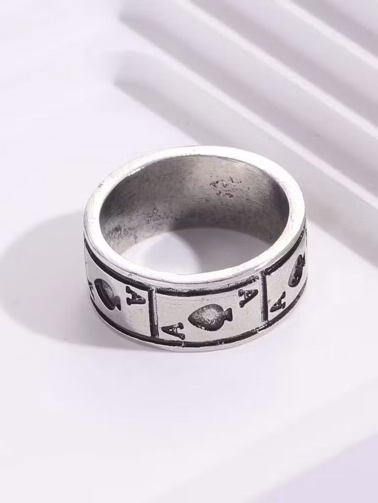 Jewelry × Vintage Vintage Ace of Cards Ring Size ONE SIZE - 4 Thumbnail