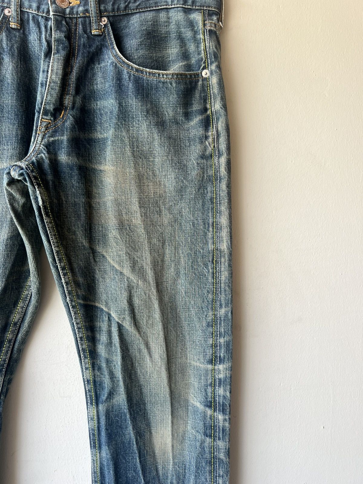 Swagger Vintage Swagger Japan Faded Dirty Mud Denim Jeans Size US 32 / EU 48 - 16 Thumbnail