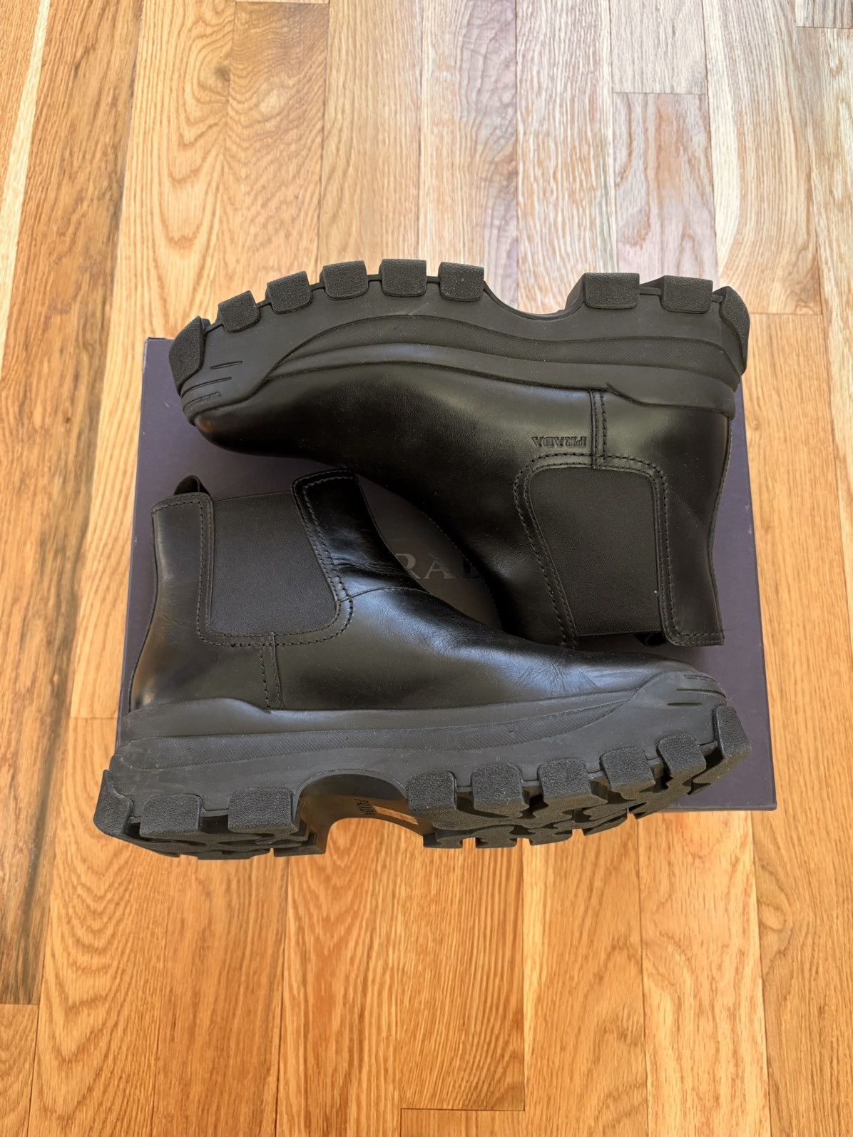 Prada Prada Calzature Uomo 2TG154 Platform Combat Boots UK 9 US 10 Size US 10 / EU 43 - 3 Thumbnail