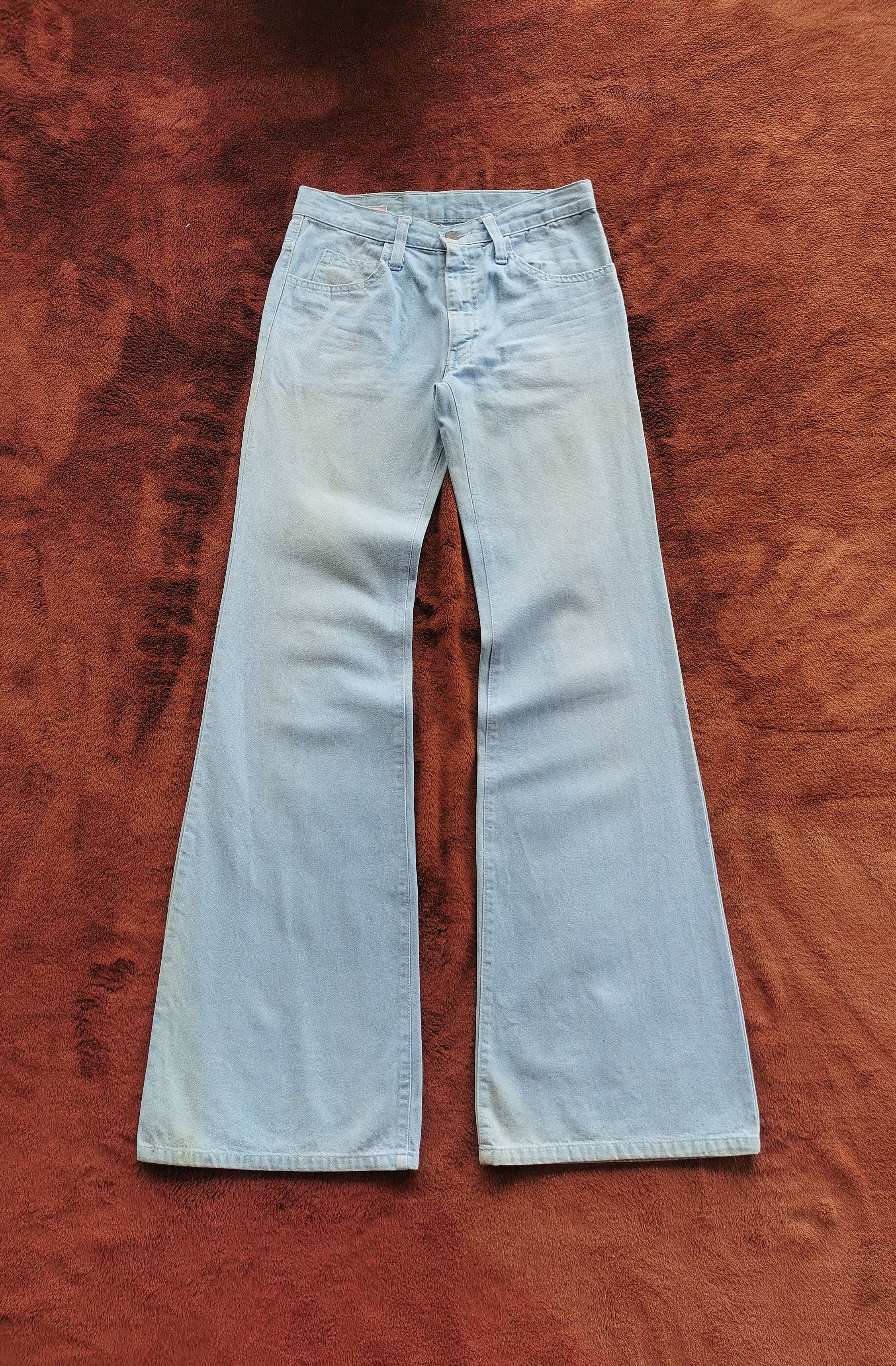 14th Addiction Vintage Vicerer Flare Jeans Size 28 x 42.5 Size US 28 / EU 44 - 1 Thumbnail