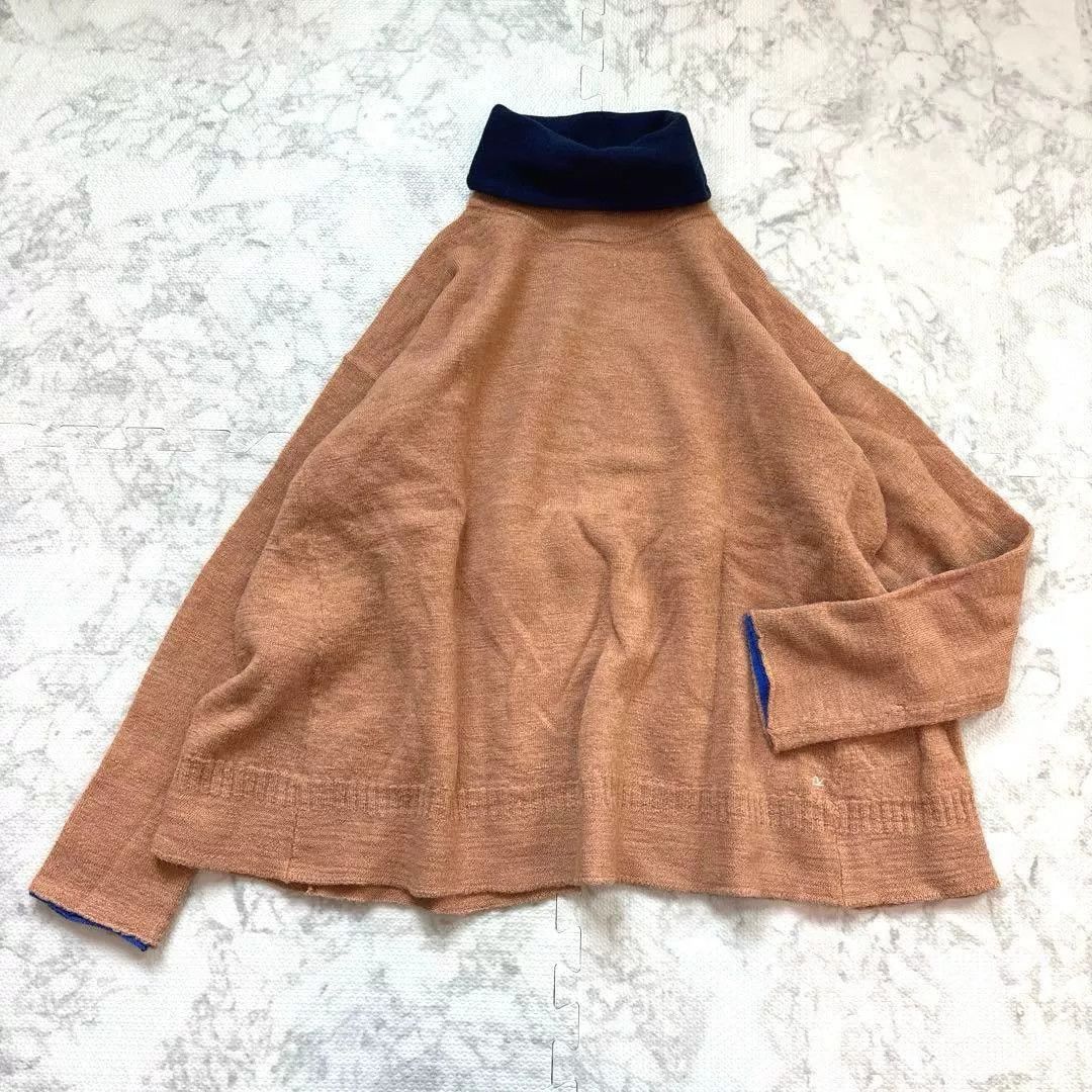 45rpm Brown Wool Cashmere Turtleneck Sweater Size XS / US 0-2 / IT 36-38 - 1 Thumbnail