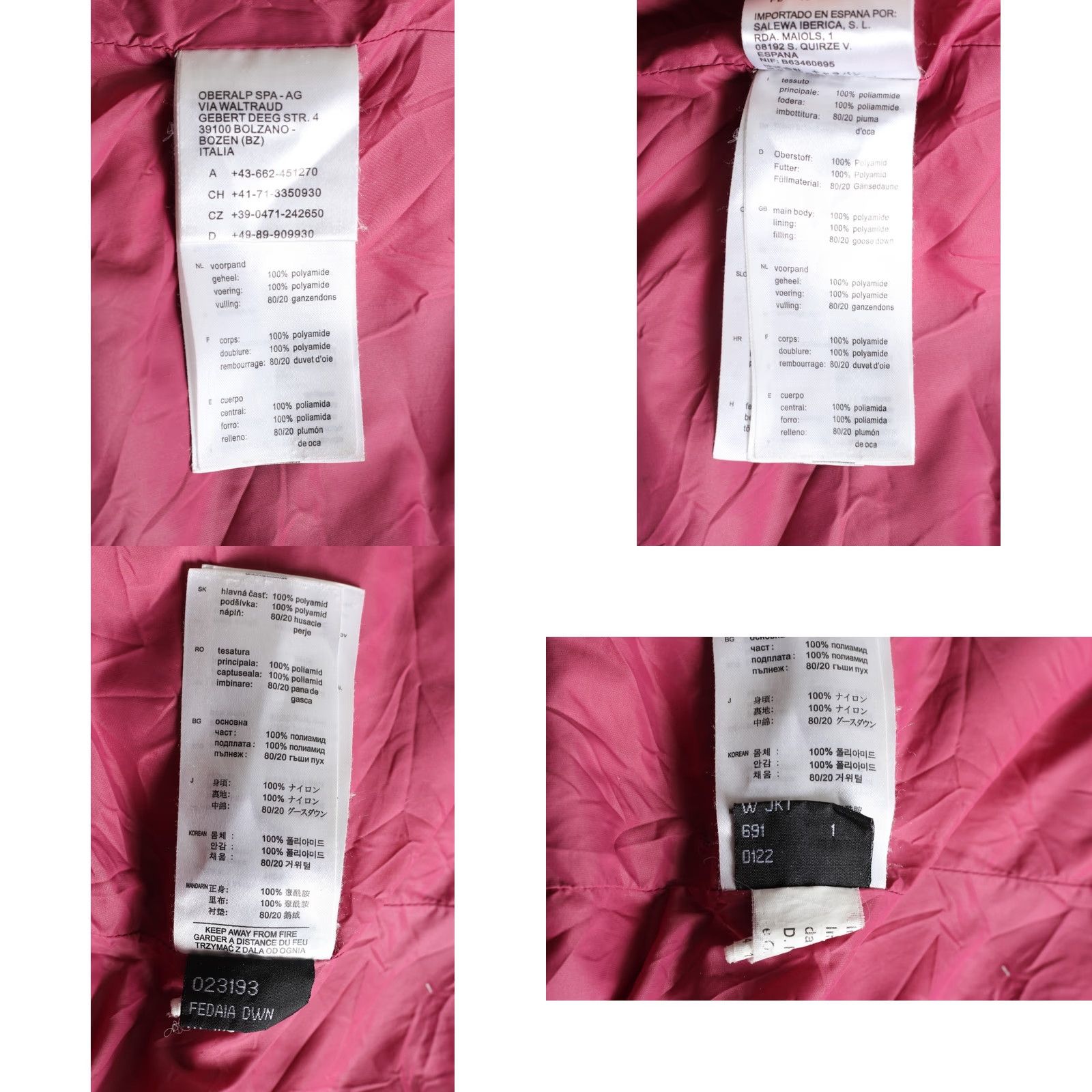 SALEWA SALEWA FEDAIA DOWN Quilted Puffer Jacket Women Size D 40 USA L UK 12 MJ4709 Green Down Jacket Women Medium L 80s Size XL / US 12-14 / IT 48-50 - 8 Thumbnail