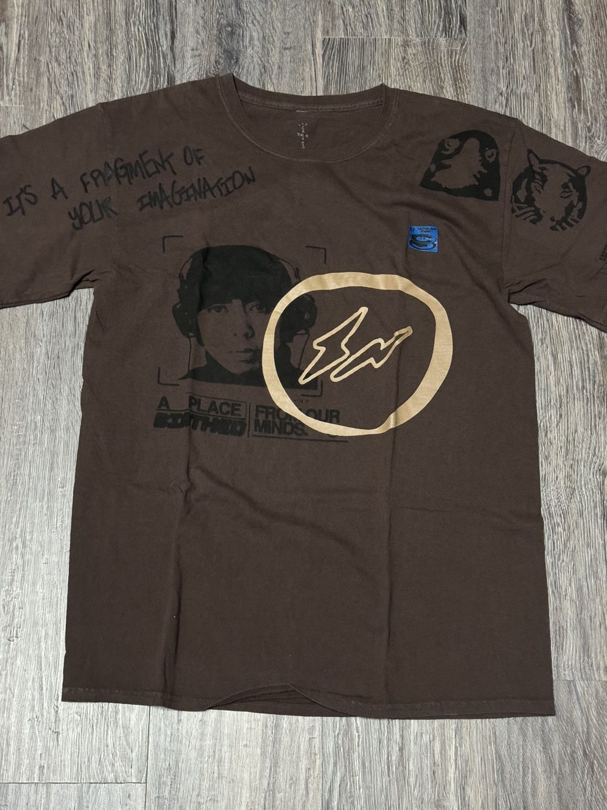 Fragment Design × Kaws × Travis Scott Travis scott cactus jack fragment Hiroshi tee Size US L / EU 52-54 / 3 - 1 Thumbnail
