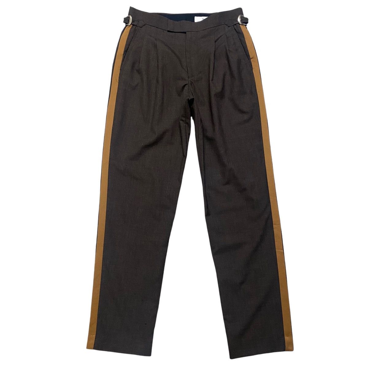 TOGA VIRILIS SS2020 TOGA VIRILIS Wool Ghurka Pants Side Stripe Size US 30 / EU 46 - 5 Thumbnail