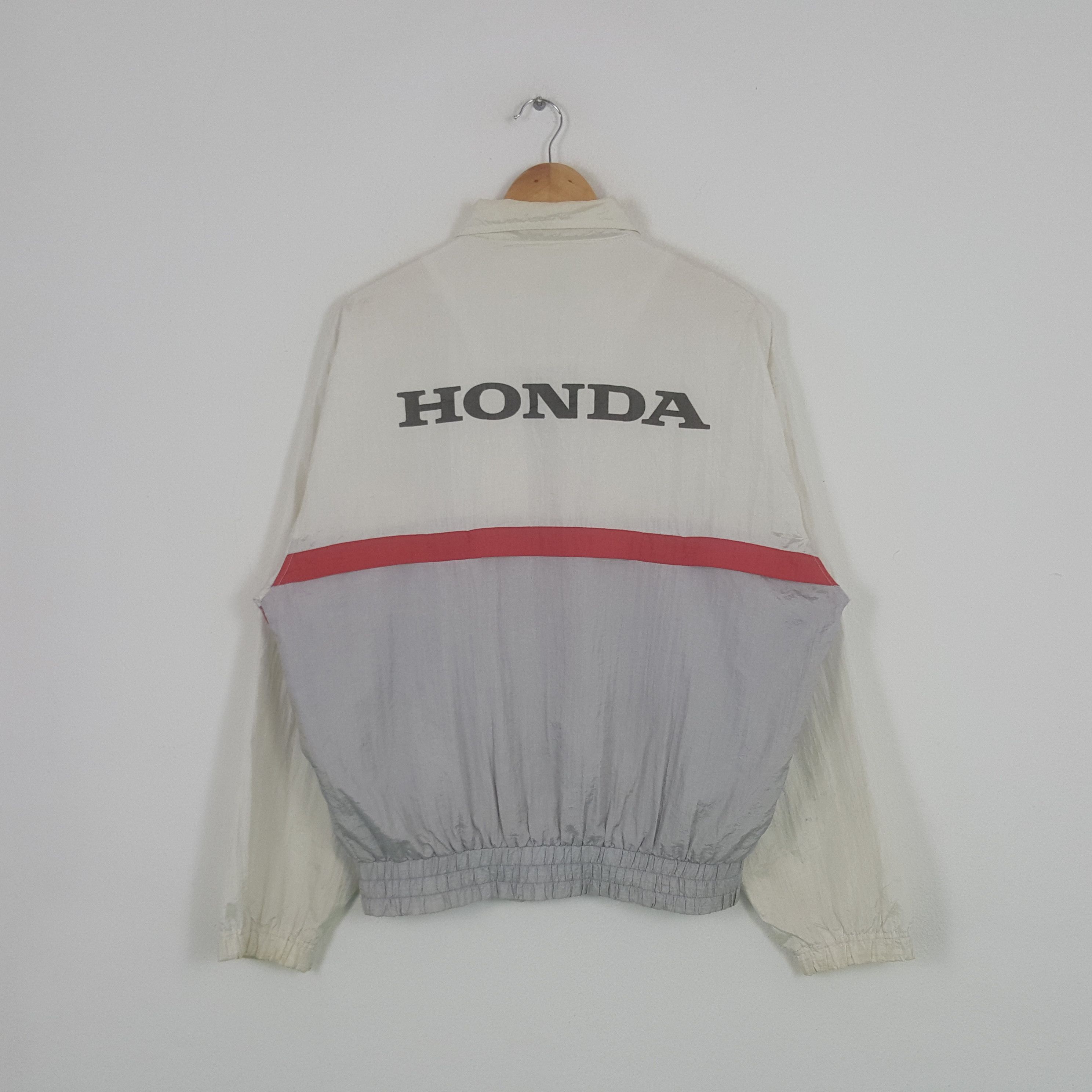 Honda × Vintage Vintage Honda Japanese Racing Team Windbreaker Jacket Size US L / EU 52-54 / 3 - 1 Thumbnail