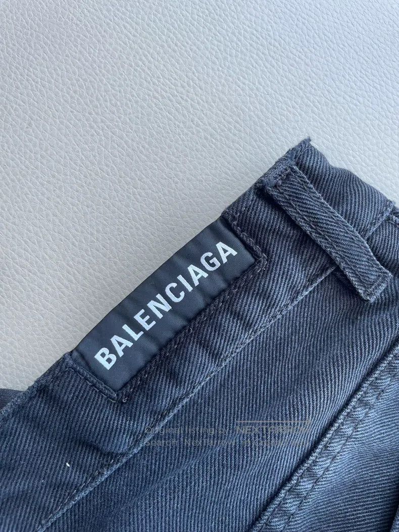 Balenciaga Balenciaga size S Water-Washed Bootcut Flared Jeans Size US 27 - 1 Thumbnail