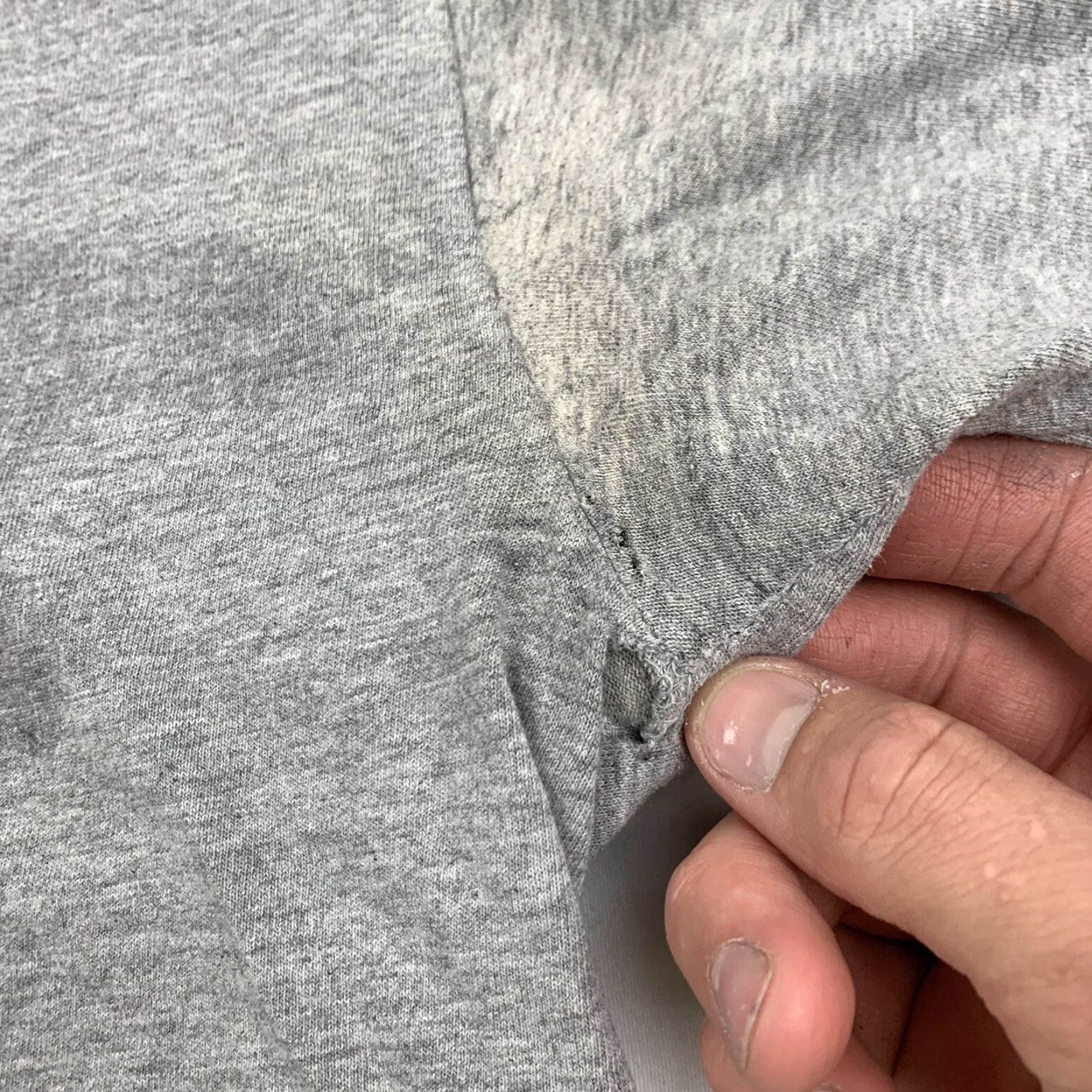 Nike VINTAGE Nike Athletics Long Sleeve Shirt Adult Large Gray Sports 90s Nike Mens Size US L / EU 52-54 / 3 - 7 Thumbnail