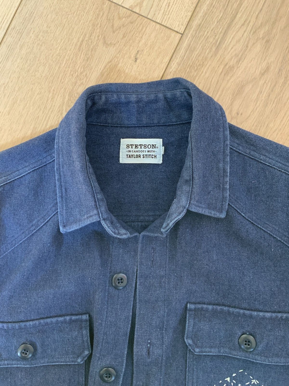 Stetson × Taylor Stitch Shop shirt in Indigo Size US M / EU 48-50 / 2 - 2 Thumbnail