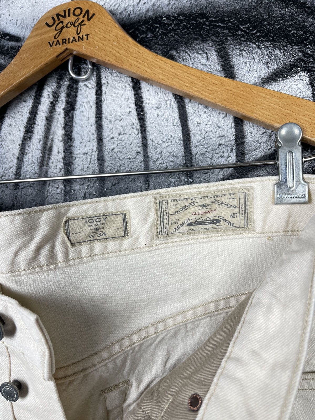 Allsaints AllSaints Vintage Iggy Denim Jeans Men’s Size 34 Size US 34 / EU 50 - 9 Thumbnail