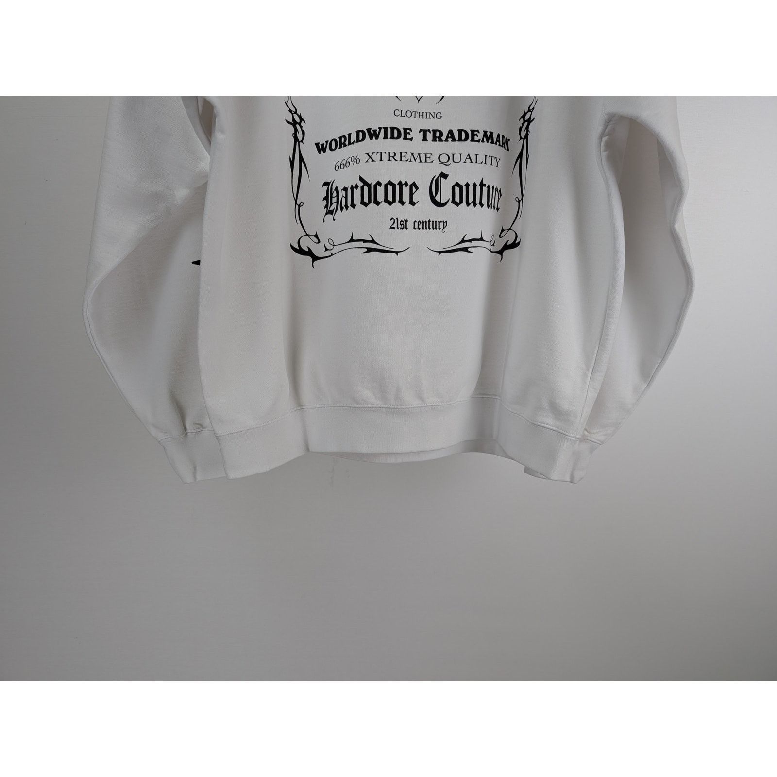 Vetements o1rshd1 Pret a Porter Hoodie in White Size US S / EU 44-46 / 1 - 11 Thumbnail