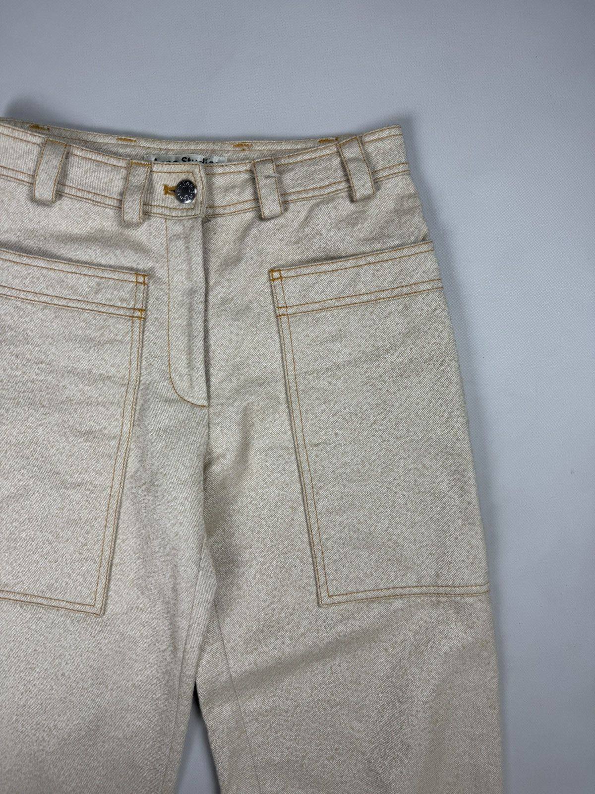 Acne Studios Acne Studios Milford W AS PAW 16 Cropped Work Trousers Jeans Size 24" / US 00 / IT 34 - 10 Thumbnail