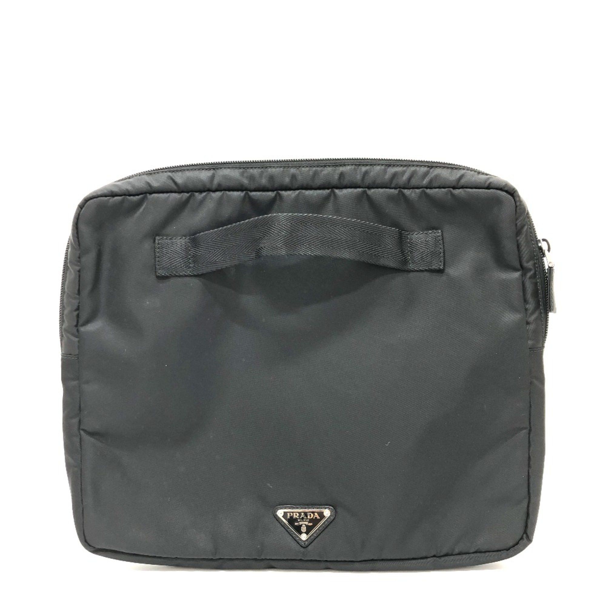Prada PRADA Handbag PC case PC case Clutch bag Black Size ONE SIZE - 1 Thumbnail