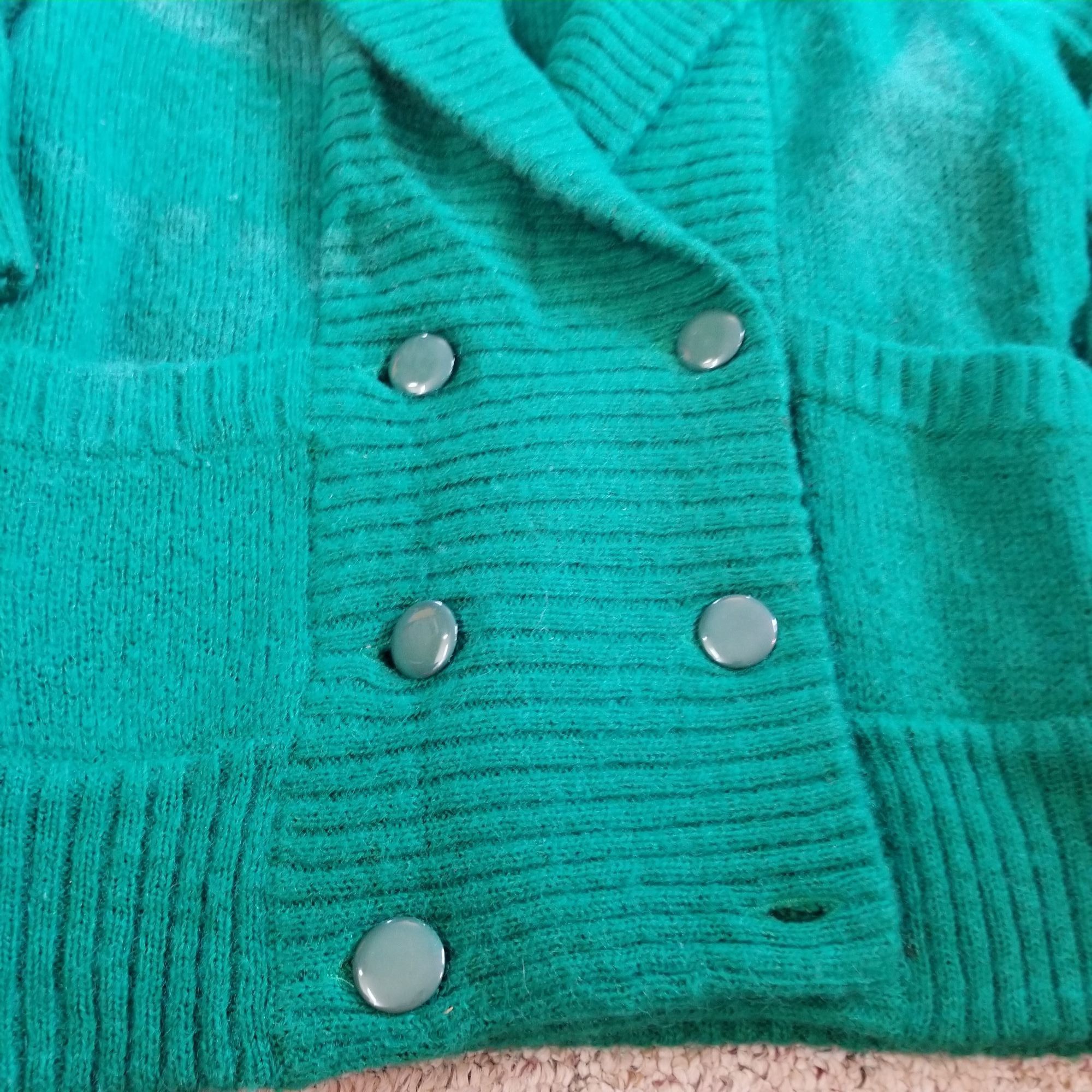 Other IB Diffusion S Cardigan Sweater Knit Wool Mohair Vintage Dou Size S / US 4 / IT 40 - 3 Thumbnail