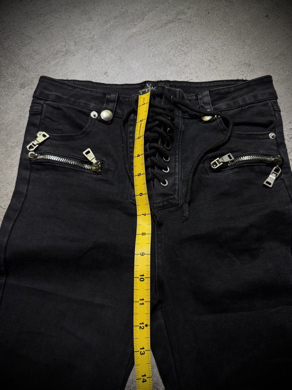 Hysteric Glamour Y2k Yao jin Lace-up Ifsixwasnine style Skinny Jeans Size 27" / US 4 / IT 40 - 8 Thumbnail