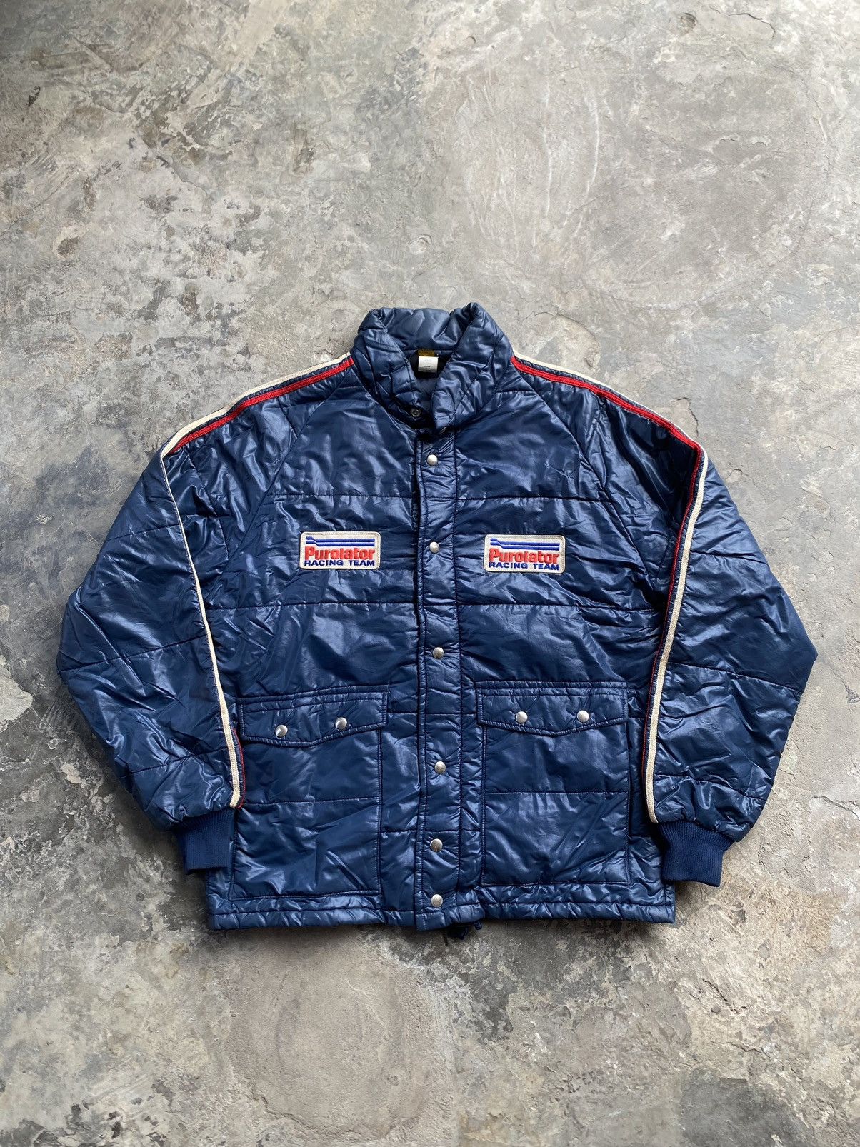 NASCAR × Vintage Vintage Purolator Racing Team Jacket Size US L / EU 52-54 / 3 - 1 Thumbnail