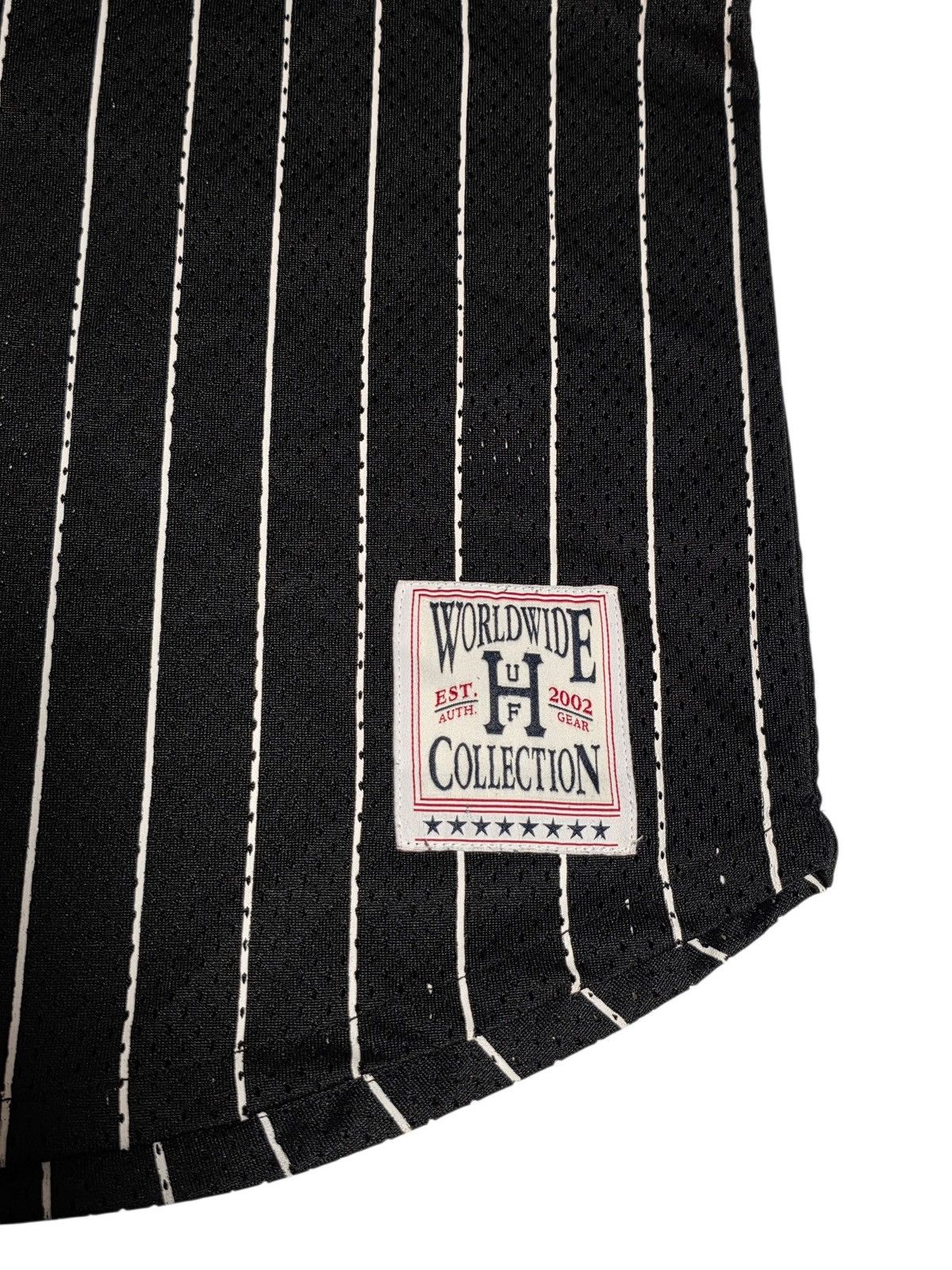 Huf HUF Black Pinstripe Henley Baseball Jersey Tee Size S Size US S / EU 44-46 / 1 - 4 Thumbnail