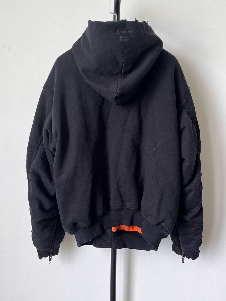 Balenciaga Balenciaga Solid hooded aviator jacket jacket Size US XXS / EU 40 - 2 Thumbnail