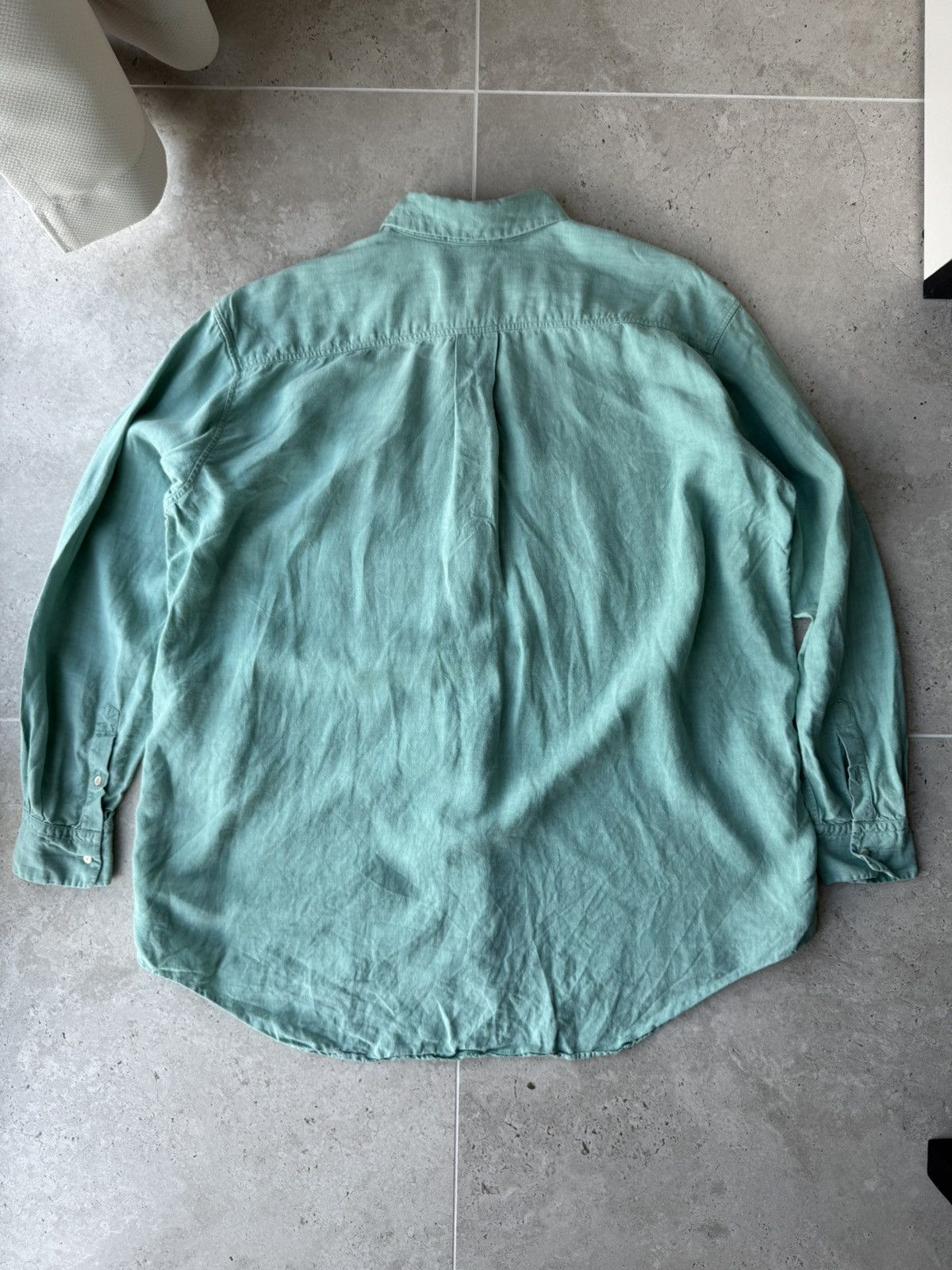 Jil Sander Jil Sander Green linen shirt Size XS / US 0-2 / IT 36-38 - 2 Thumbnail