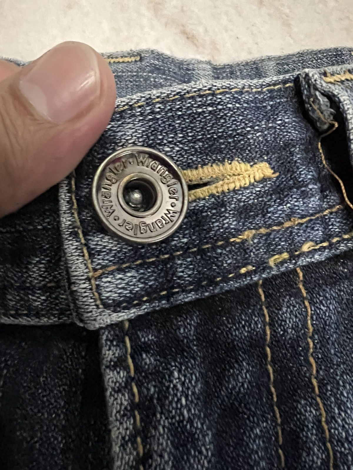 Vintage × Wrangler WRANGLER FLARE JEANS Size US 32 / EU 48 - 6 Thumbnail