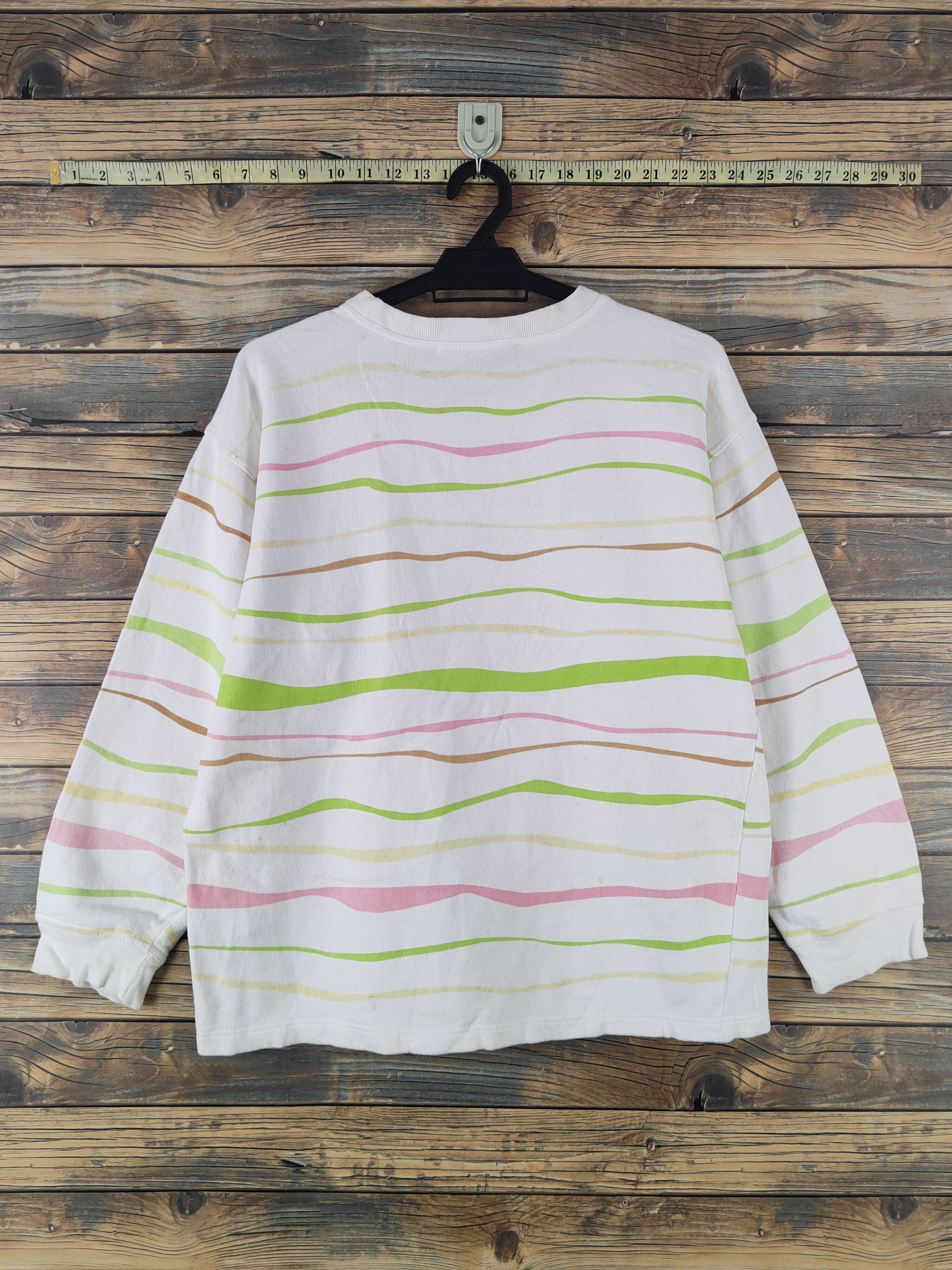 Courreges DL Courreges Homme White Green Sweatshirts #2075 Size US M / EU 48-50 / 2 - 7 Thumbnail