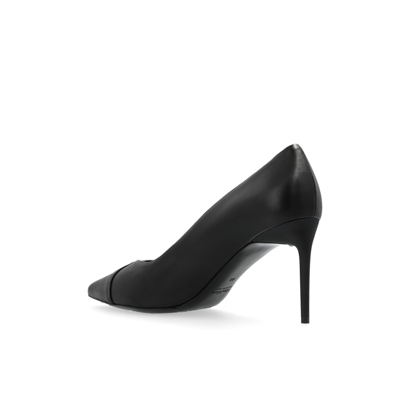 Max Mara MAX MARA Phyllis Black Leather 85mm Heel Mules New & Authent Size US 9 / IT 39 - 3 Thumbnail