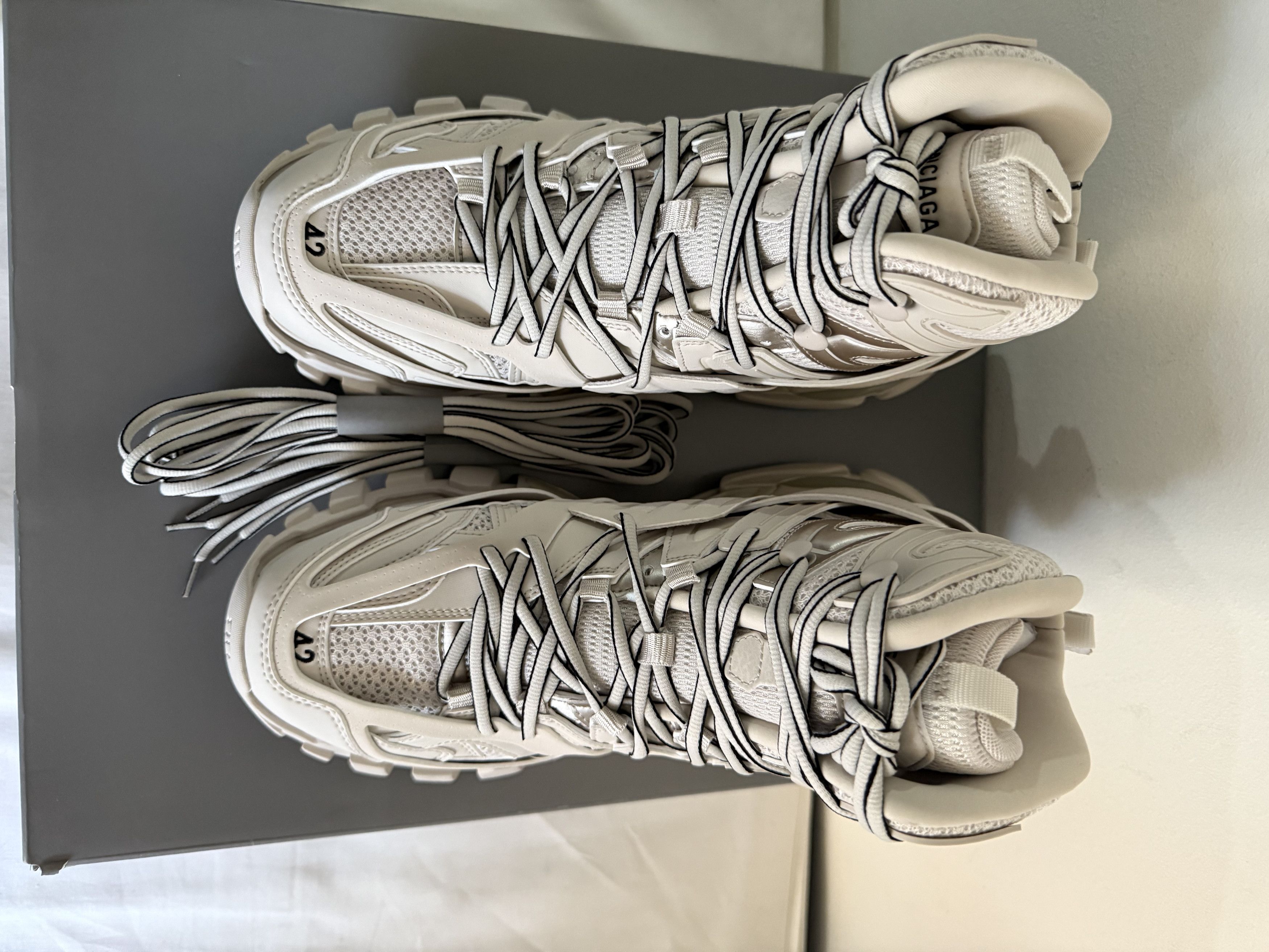 Balenciaga Track Hike Sneaker Faded Beige Size US 9 / EU 42 - 8 Thumbnail