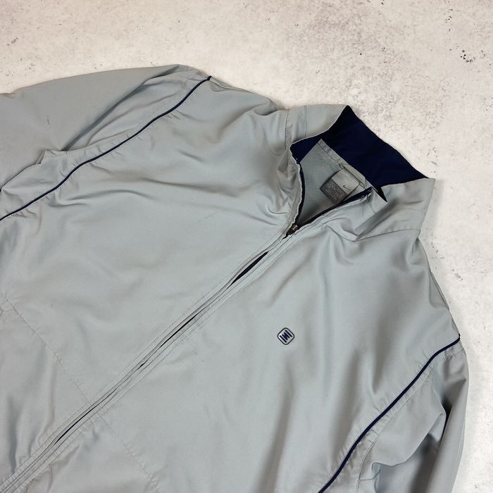Vintage 90s Rare White Nike Embroidered Puffa Coat XL