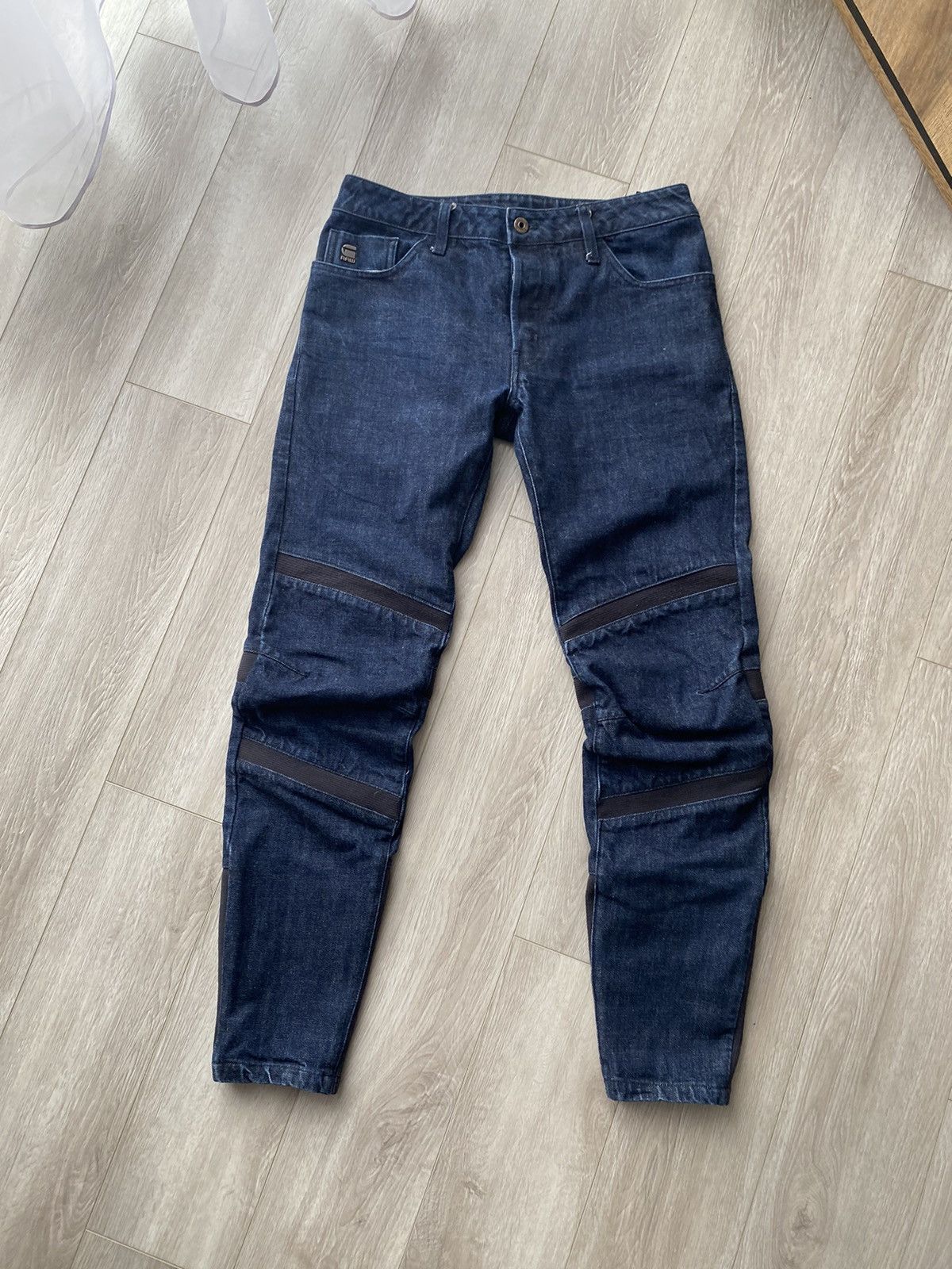 G-Star G Star Raw Motac Sec 3d Slim Dark Gray Denim Jeans Size US 30 / EU 46 - 1 Thumbnail
