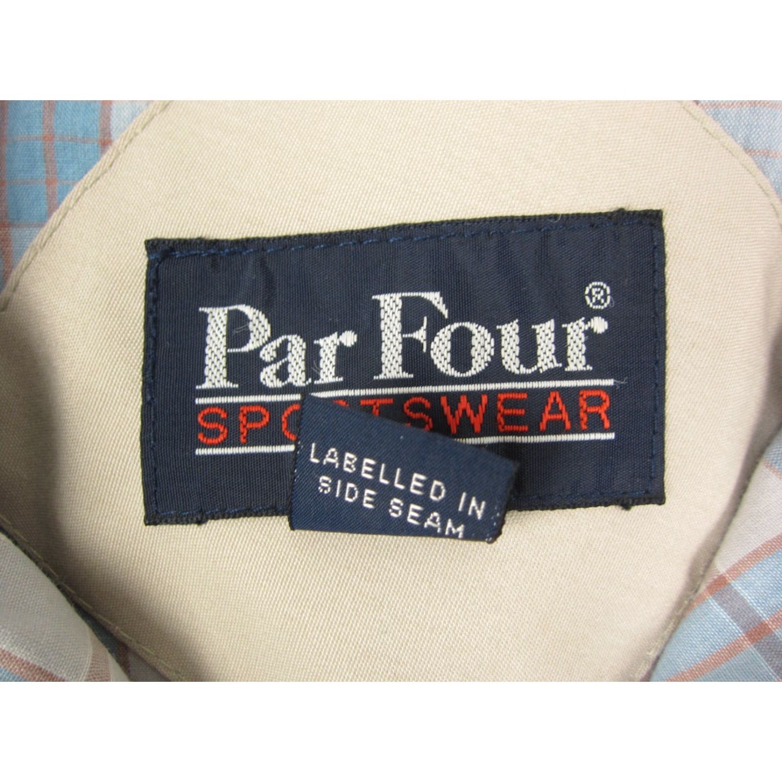 Vintage VINTAGE Par Four Bomber Jacket Mens LT Beige Full Zip 80s 90s Classic Casual Travel Winter Fall Size US L / EU 52-54 / 3 - 5 Thumbnail