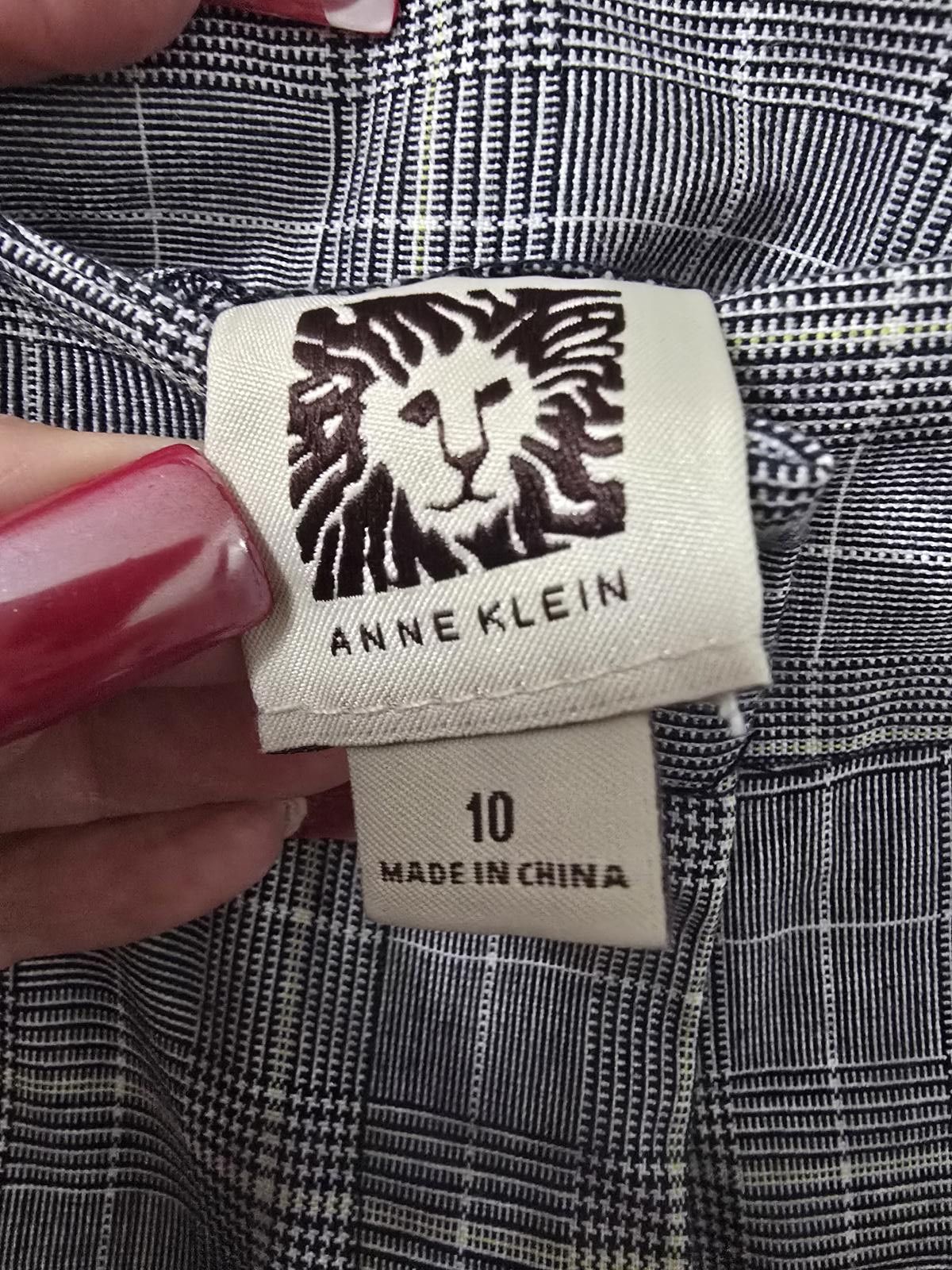 Other Anne Klein Gray Plaid Dress Pants Size 32" / US 10 / IT 46 - 5 Thumbnail