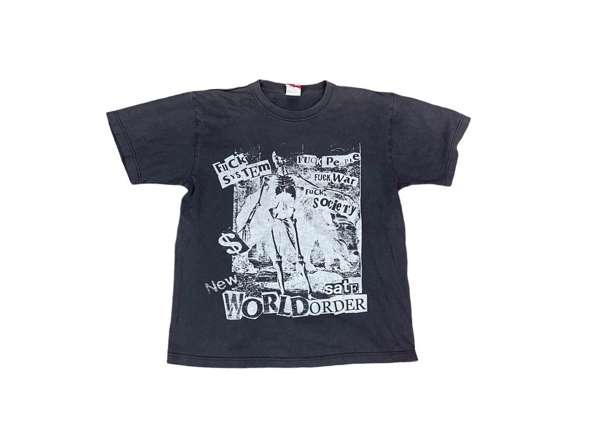 art protest/fuck system/fuck people/new world order