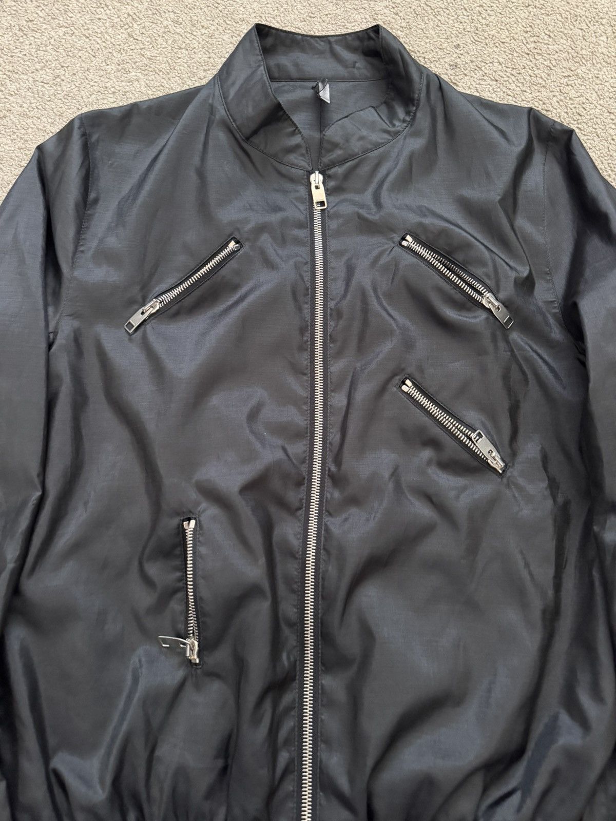 Dior SS07 Dior Homme Hedi Slimane Black Multi Zip Jacket Size US S / EU 44-46 / 1 - 3 Thumbnail