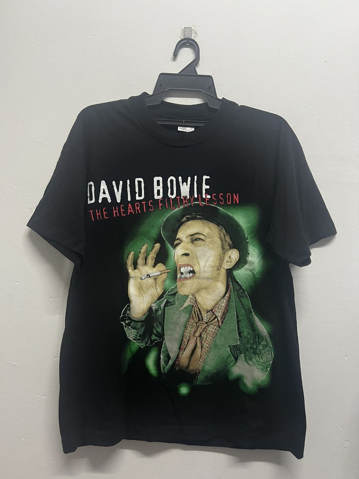 Band Tees × Vintage Vintage 90’s David Bowie The Hearts Filthy Lesson Tee Size US L / EU 52-54 / 3 - 1 Thumbnail
