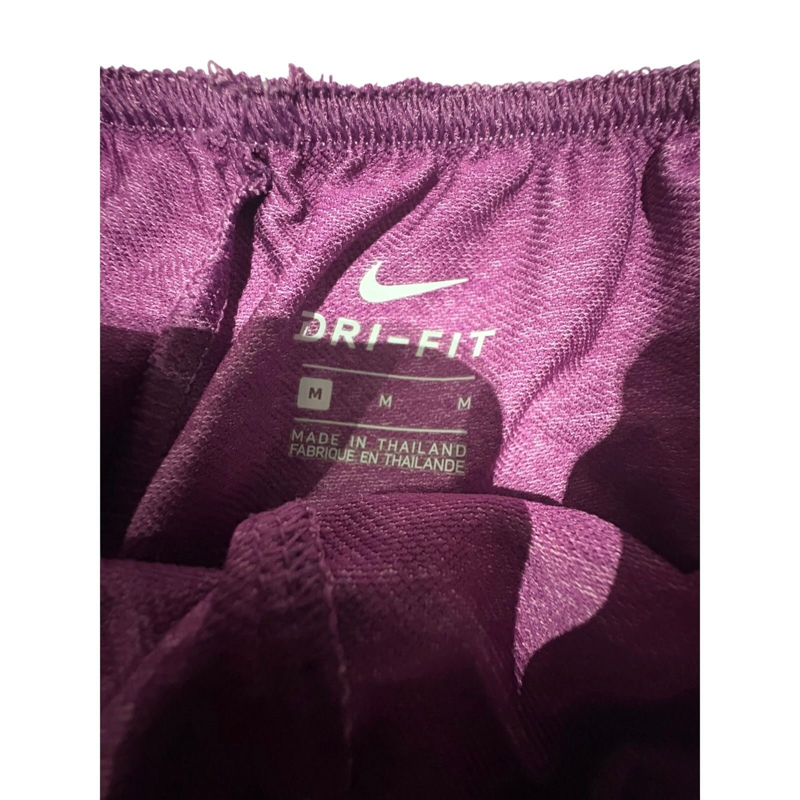 Nike Nike Pro Dri-Fit Women’s Athletic Shorts Purple Size Medium Size 32" / US 10 / IT 46 - 4 Thumbnail