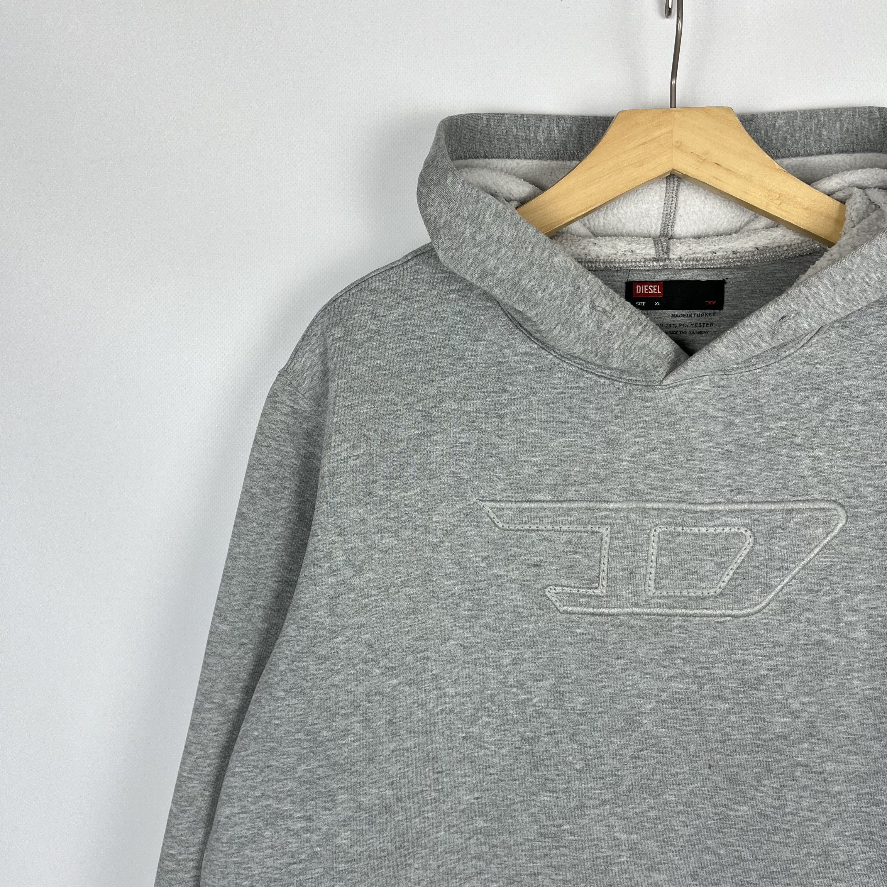 Diesel Vintage Diesel D Big Logo Hoodie 90’s Size US L / EU 52-54 / 3 - 7 Thumbnail
