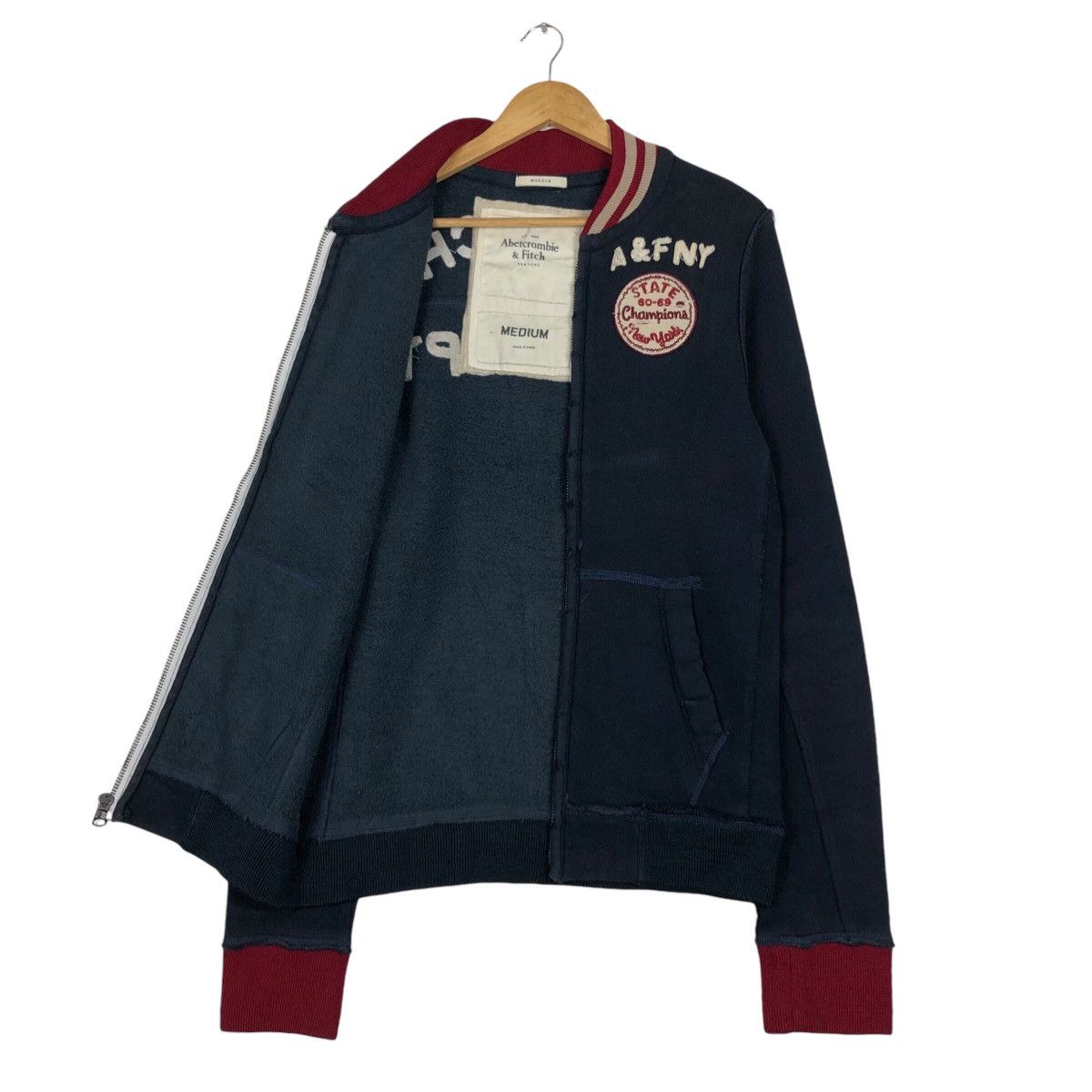 Abercrombie & Fitch × Japanese Brand Abercrombie & Fitch Sweater Jacket Rare Streetwear Size US M / EU 48-50 / 2 - 9 Thumbnail