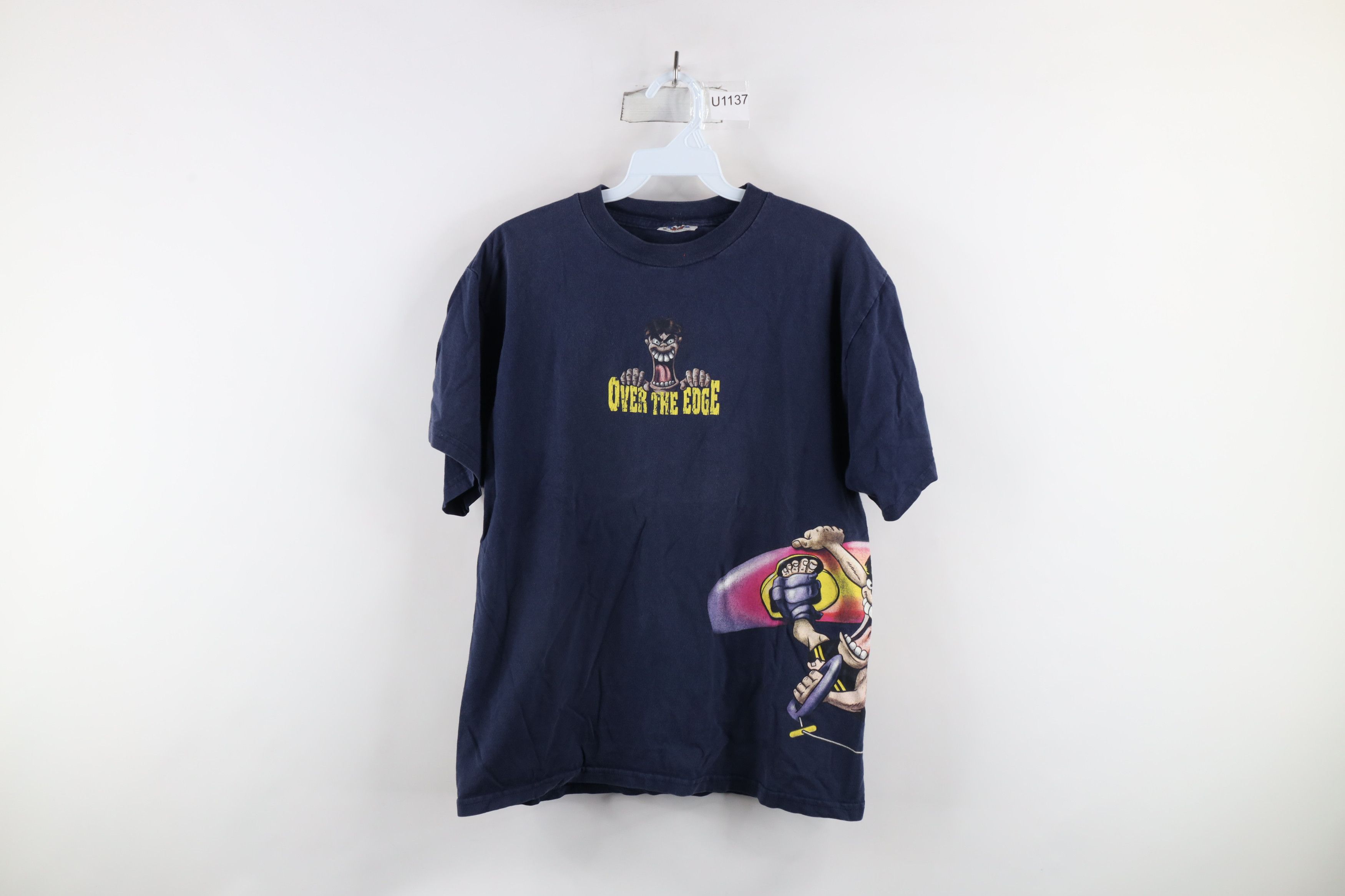 Vintage Vintage 90s Streetwear Skateboard Wakeboarding T-Shirt Size US S / EU 44-46 / 1 - 1 Thumbnail