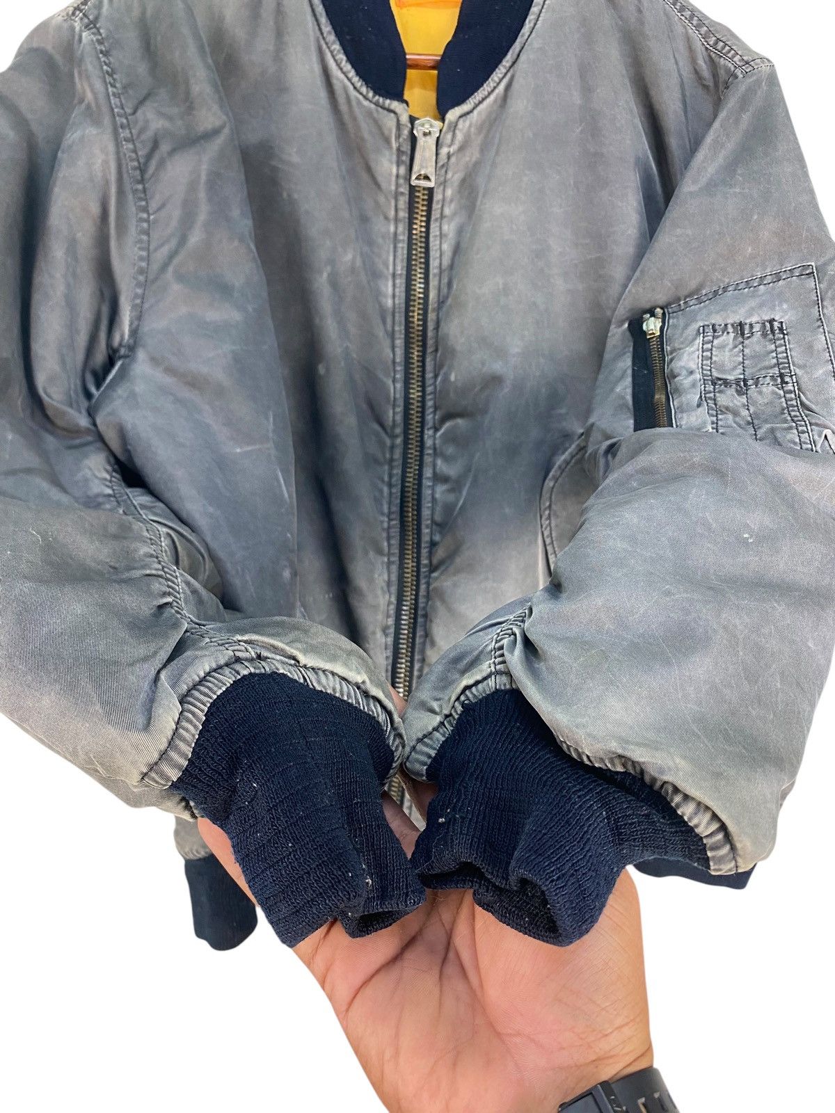 Army Of Me ⚡️QUICK SALE⚡️Flyer Jacket Intermediate MA-1 Sunfaded Size US L / EU 52-54 / 3 - 4 Thumbnail